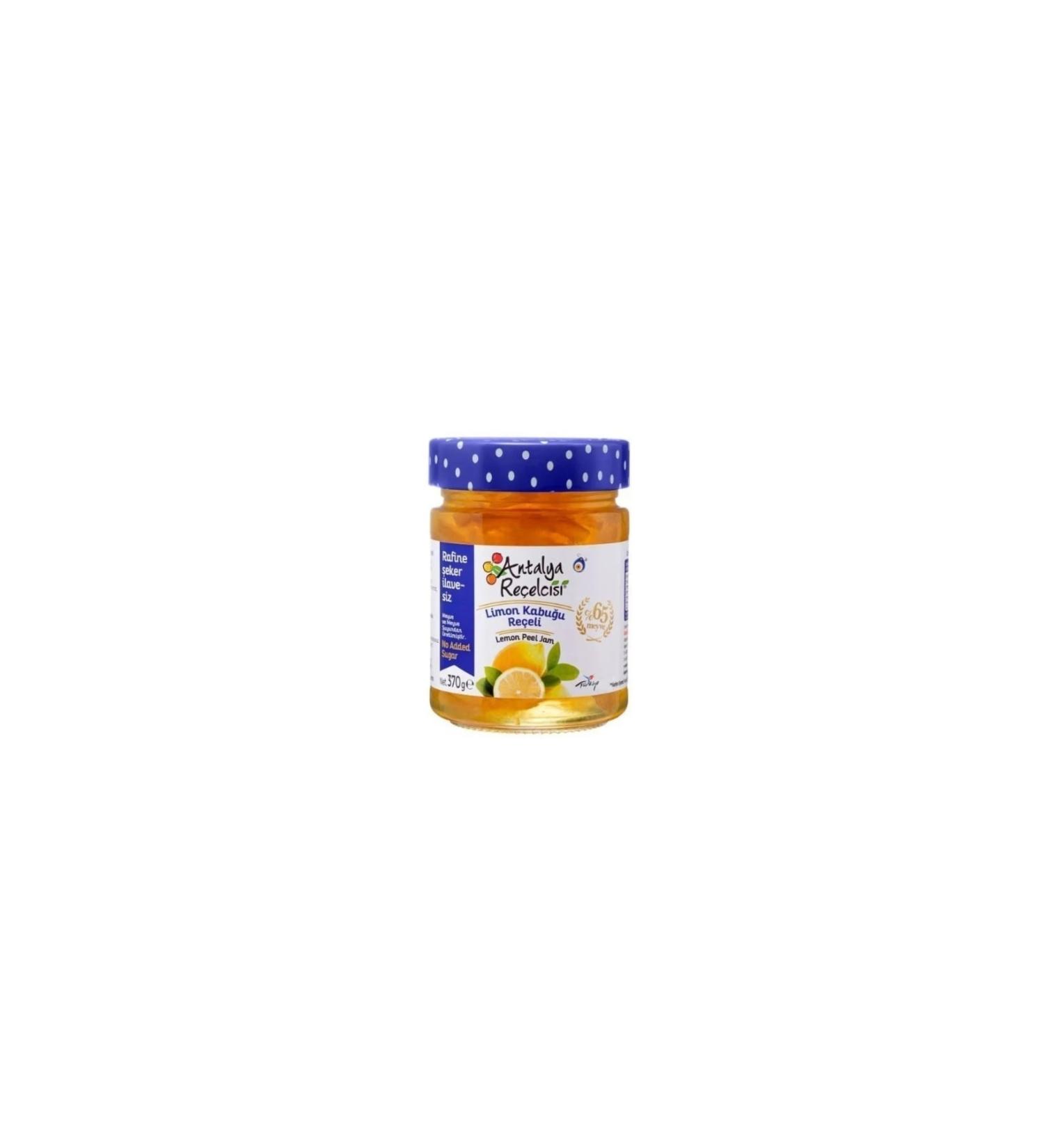 Lemon Peel Jam 370g No Added Refined Sugar