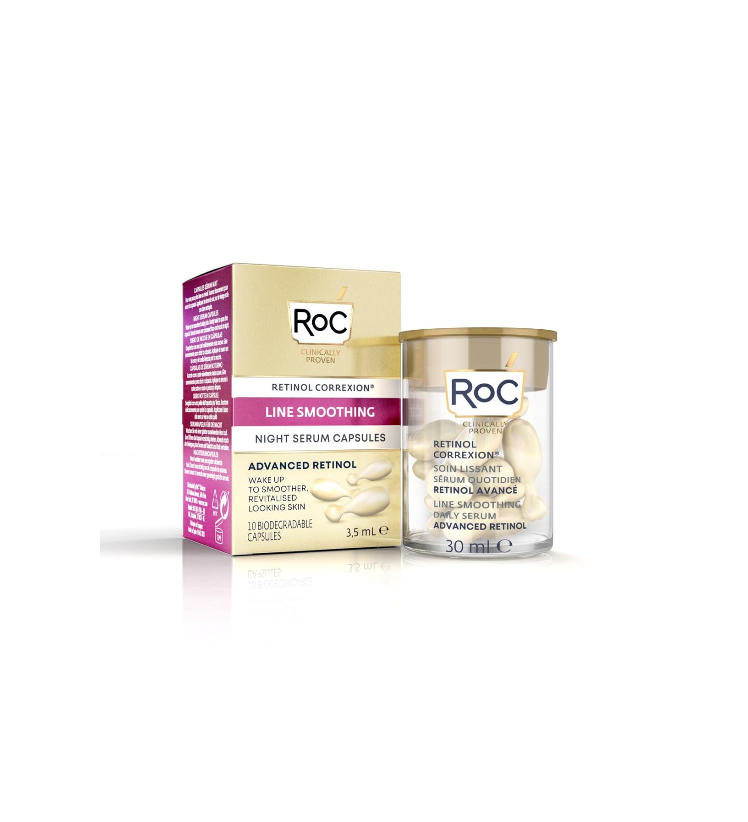 Roc Retinol Anti-Wrinkle Capsule Serum - 10 Pieces - Buy Online on GoSupps.com