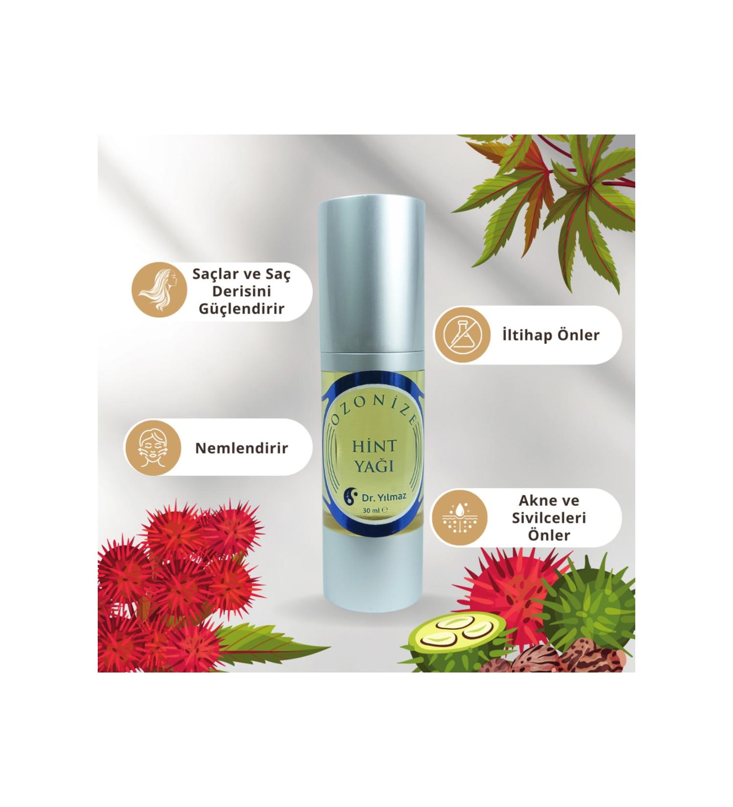 Dr. Yilmaz Ozonized Castor Oil Oxygen Skin Care Serum 30ml Airless