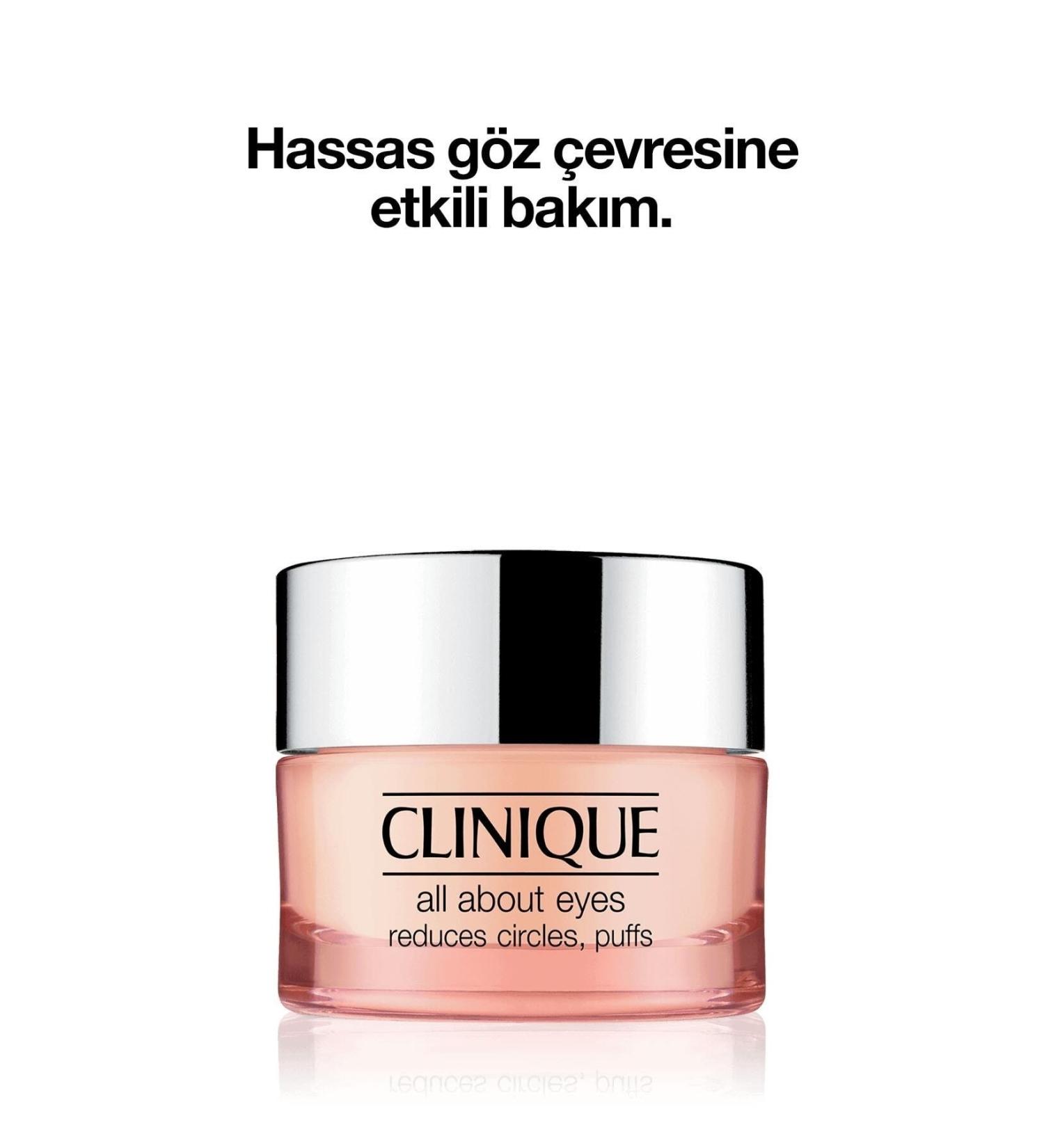 Clinique All About Eyes Anti-Fine Lines and Dark Circles Eye Care Cream 15 Ml
