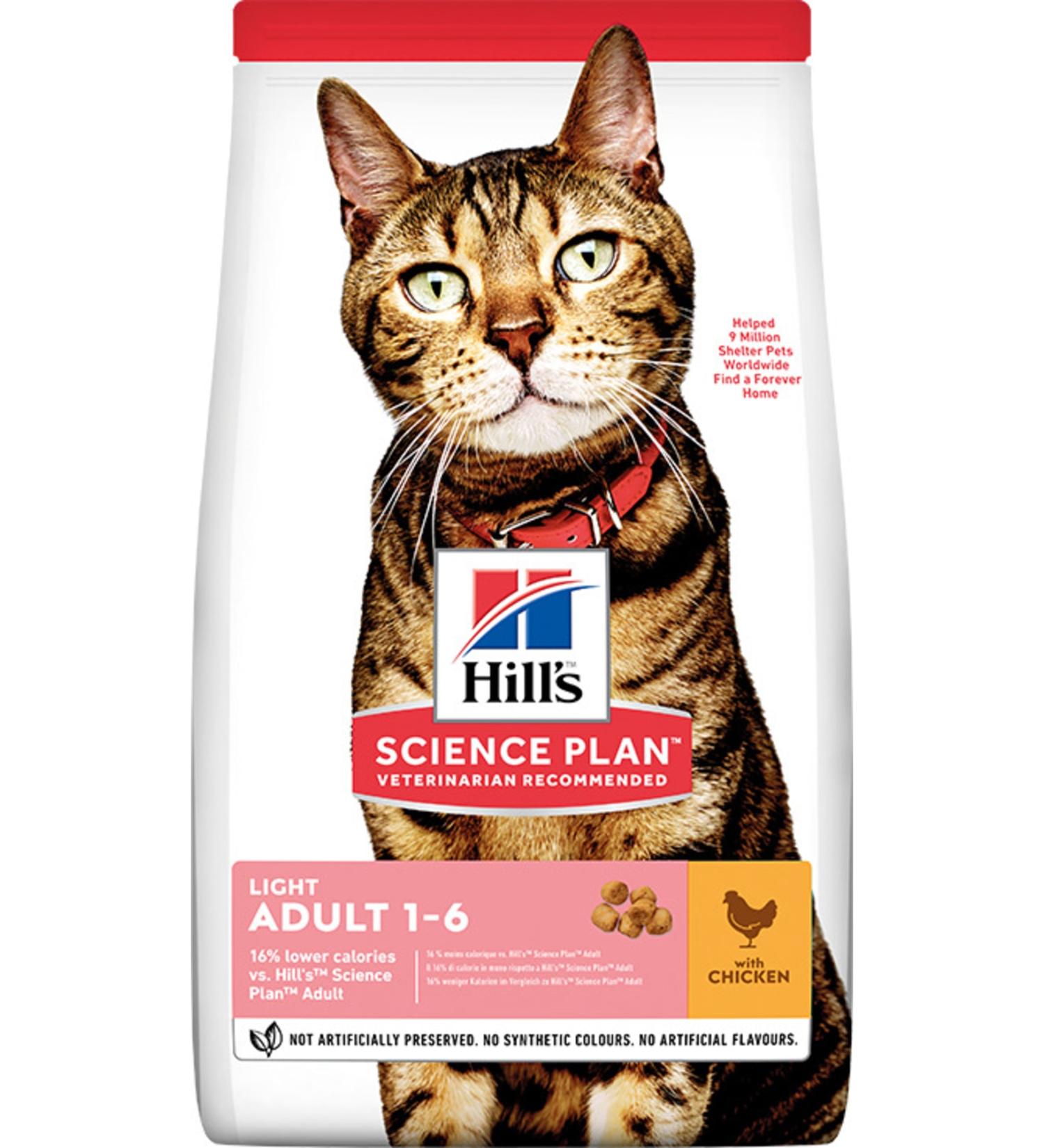Hill's Sp Feline Adult Light Ckn.3 kg