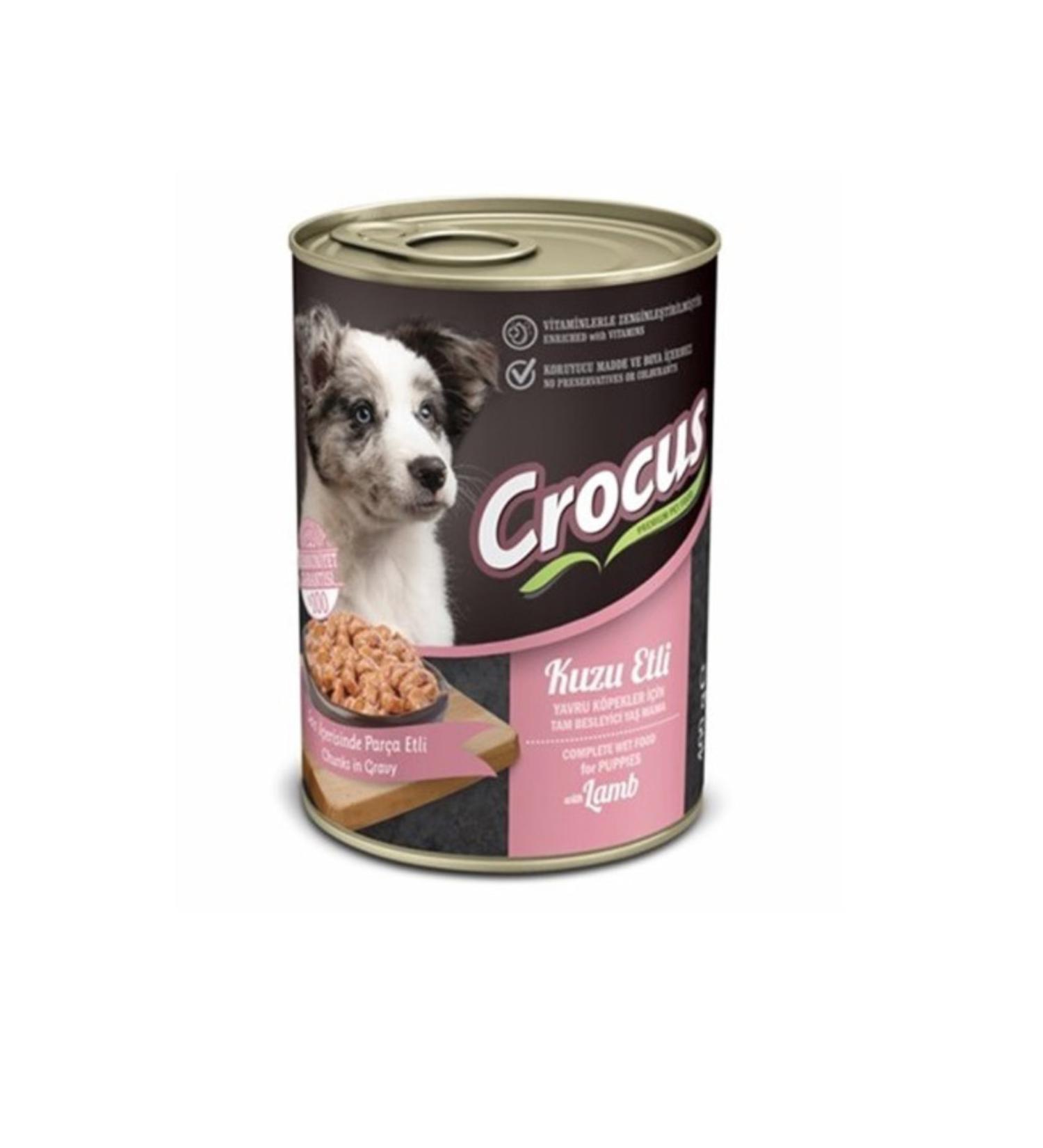 Crocus Puppy Lamb Puppy Canned Food 400 Gr X 12 Pieces