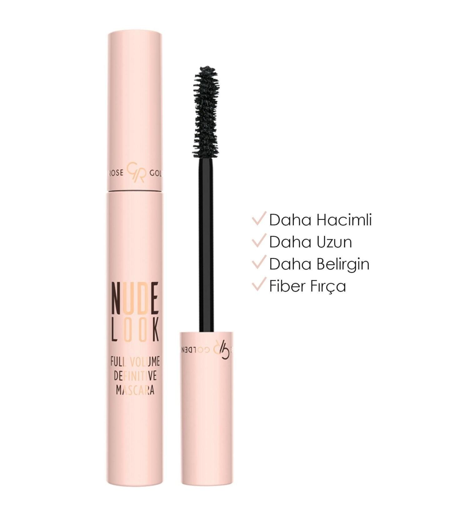 Golden Rose Black Mascara - Nude Look Full Volume Definitive Mascara Goldenrose - Buy Online on GoSupps.com