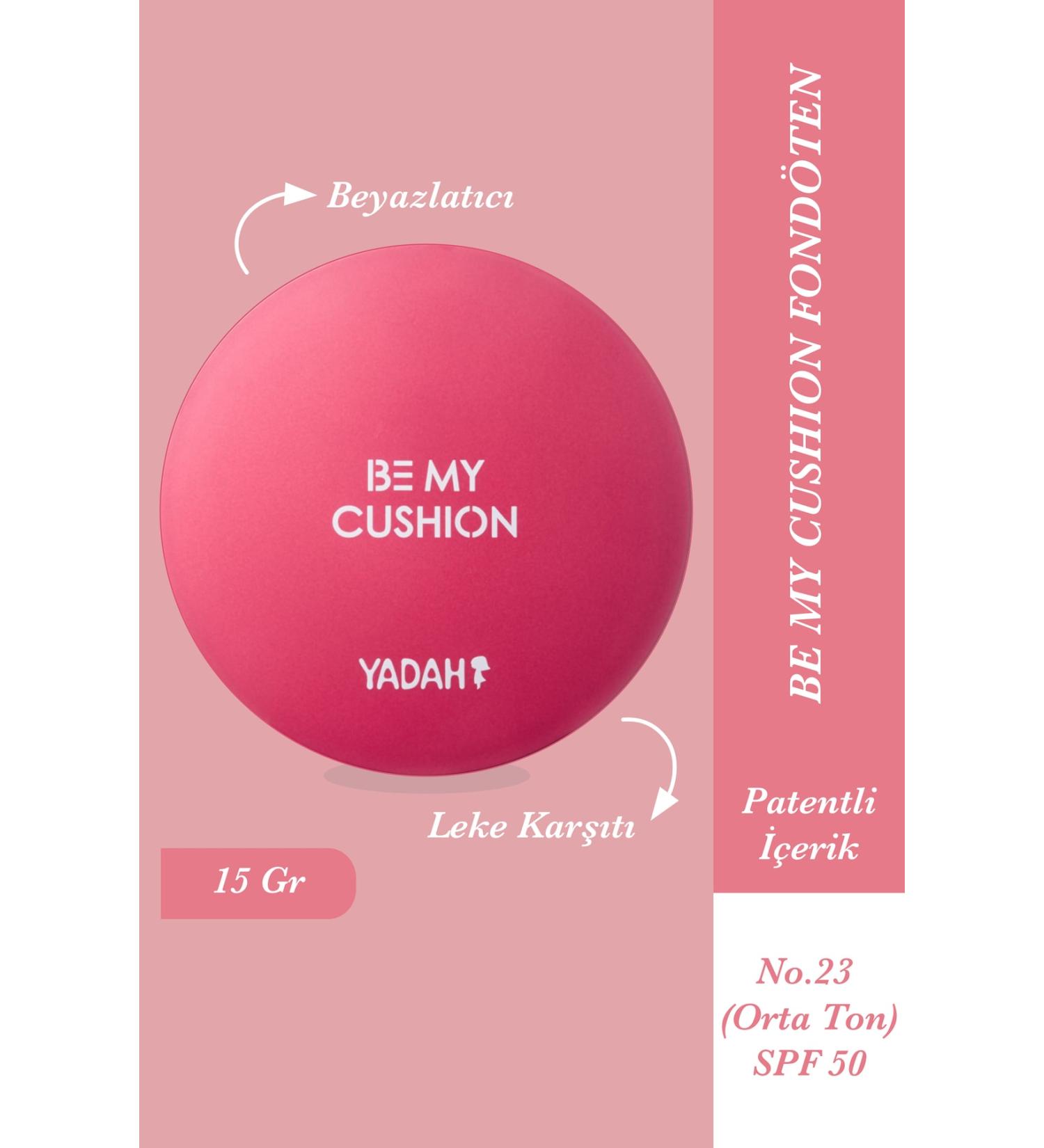 YADAH Be My Cushion Foundation No.23 (WHEAT SKIN) - Spf 50 - Buy Online on GoSupps.com