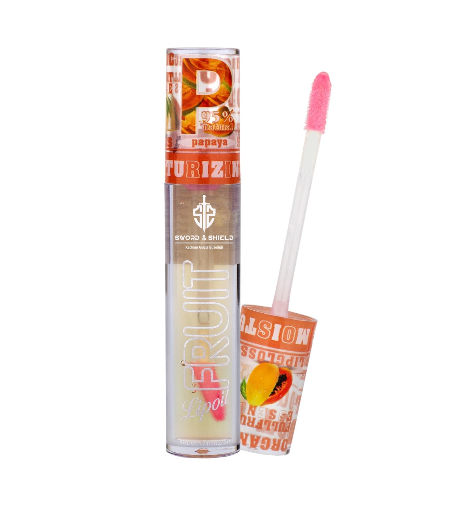 Sword & Shield S&s Fruity Lip Gloss Papaya - Buy Online on GoSupps.com