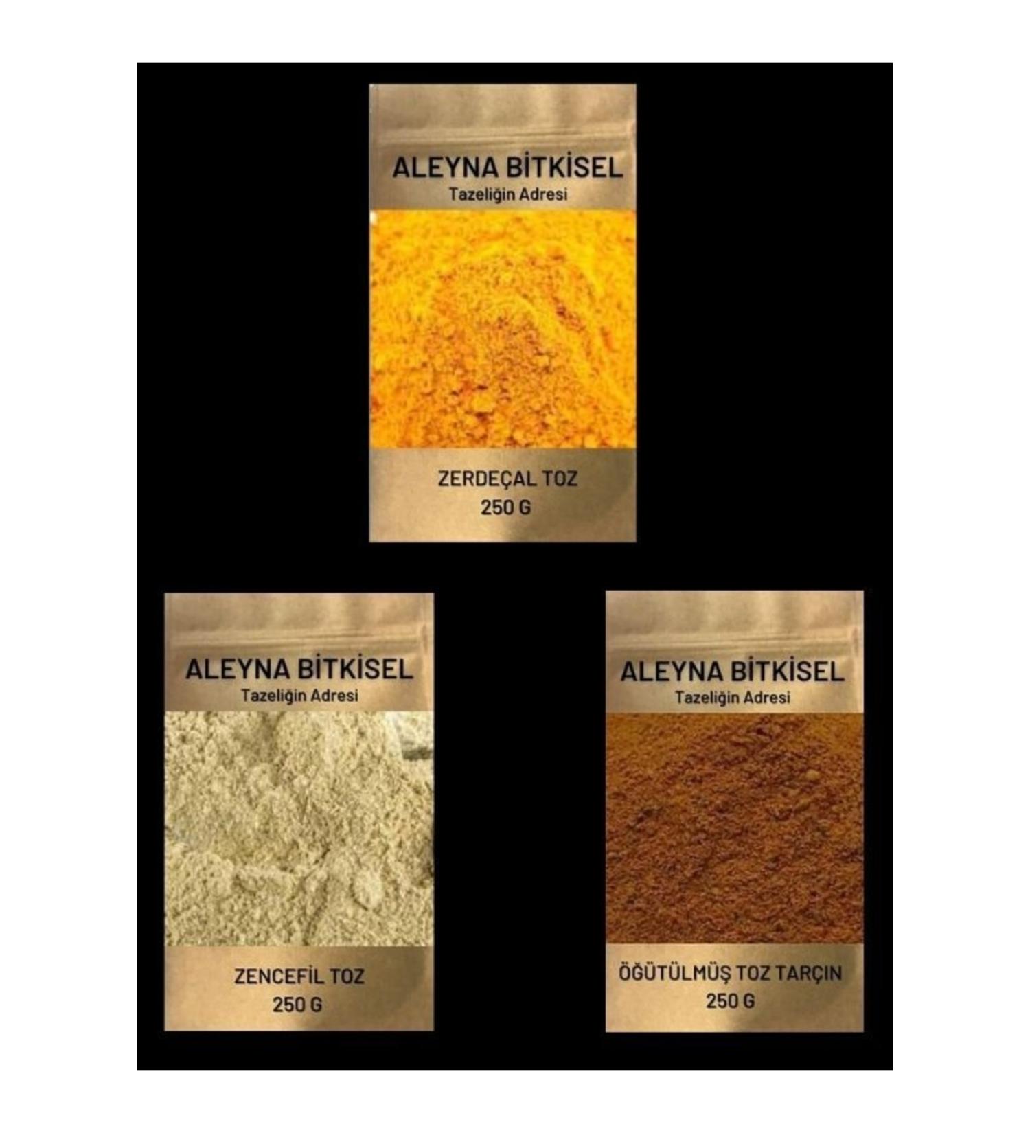 Aleyna Herbal Immune Kit- Ginger Turmeric Cinnamon 250 G