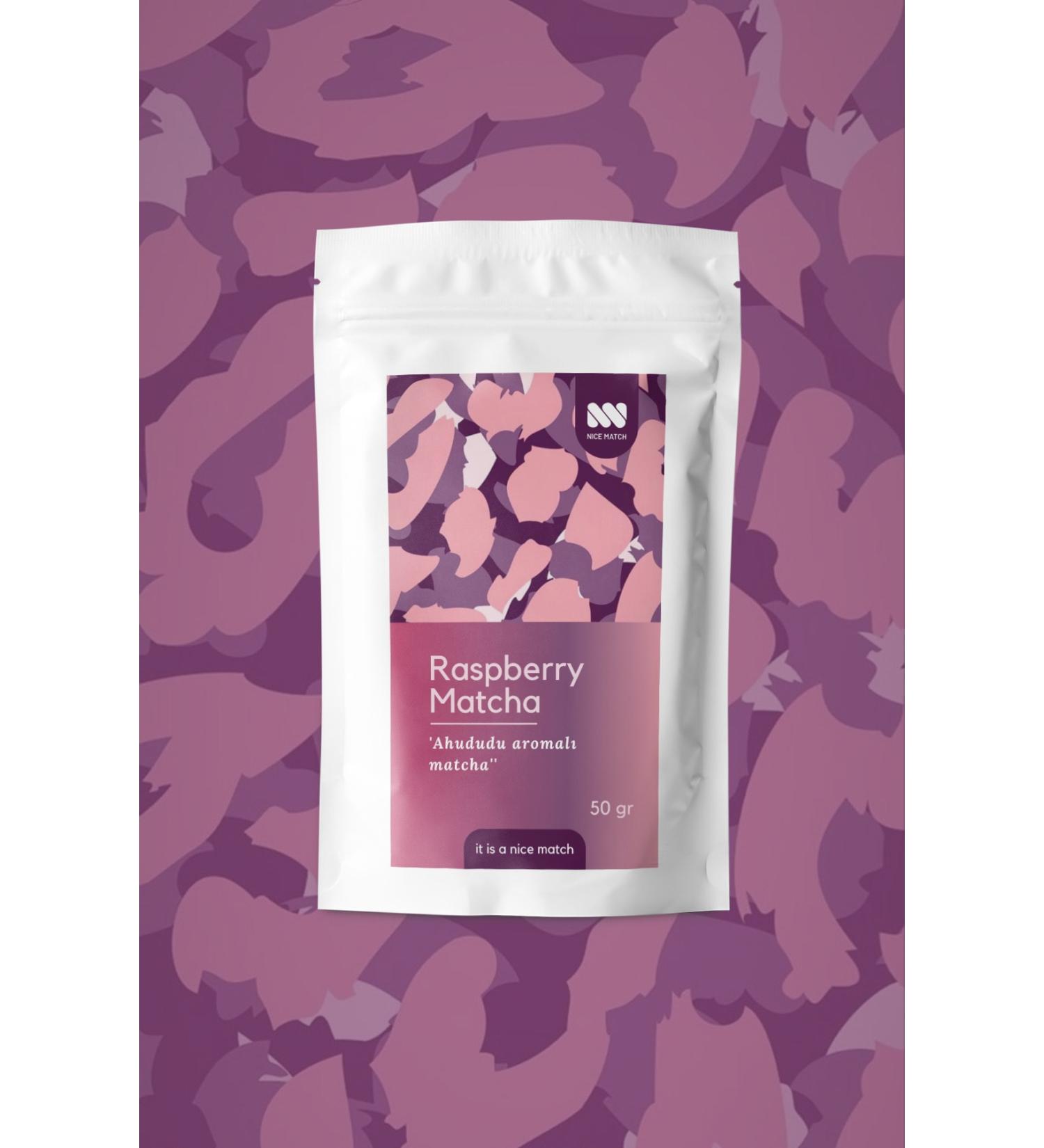 Nice Match Raspberry Matcha - Raspberry Flavored Matcha 50 gr