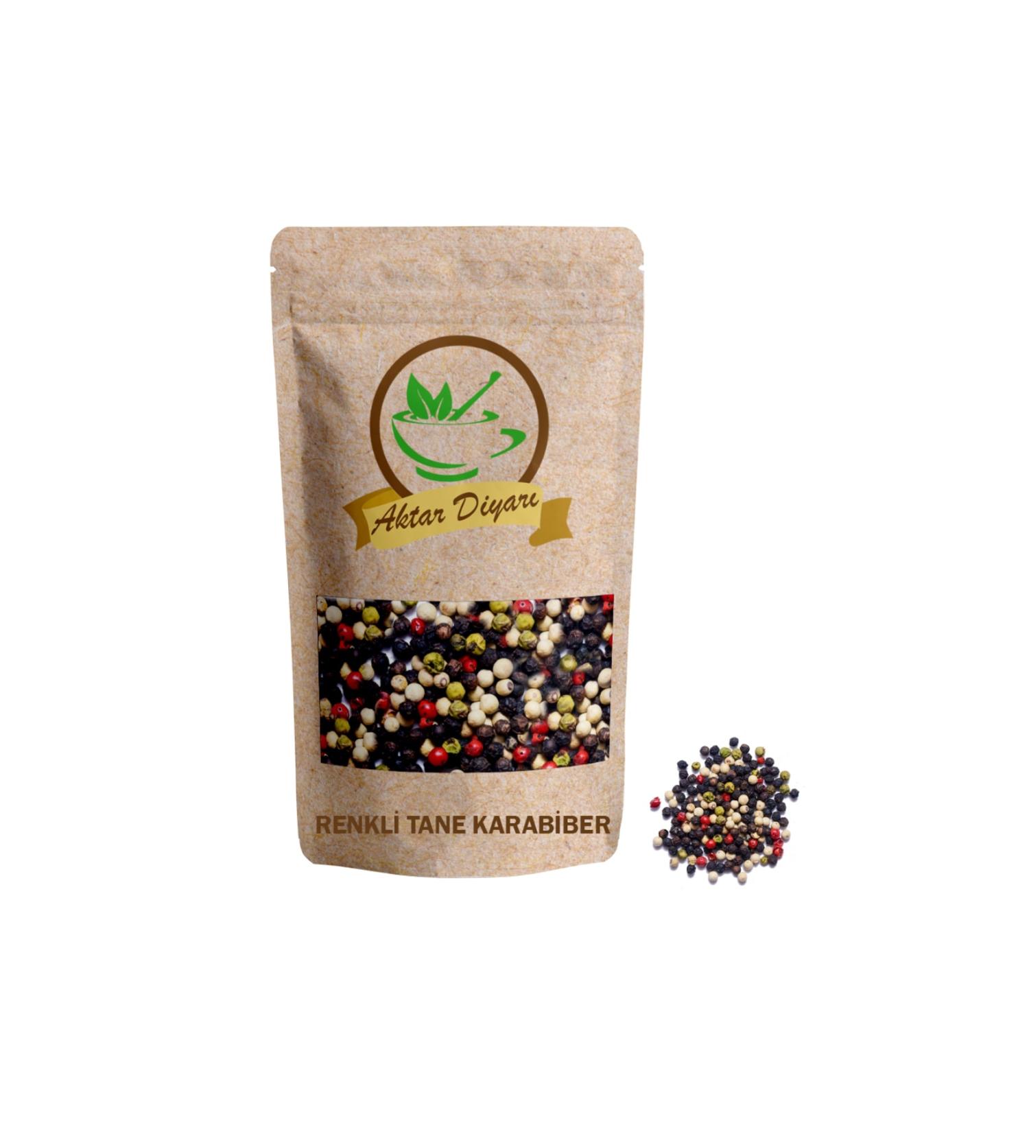 Aktar Diyar Black Pepper Mix Colored Grain 500 Gr