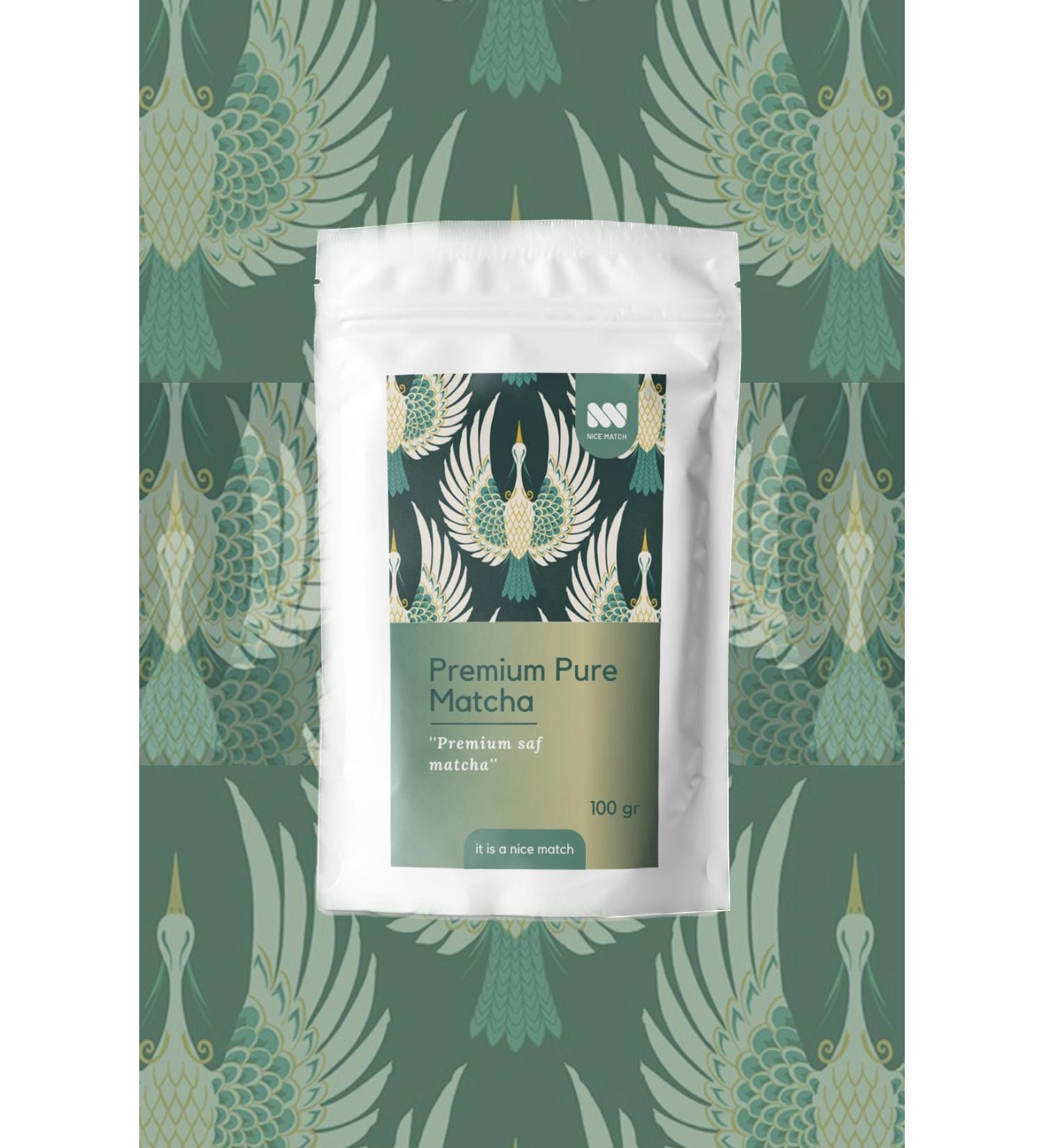 Nice Match Premium Pure Matcha - Premium Pure Matcha 100 gr - Buy Online on GoSupps.com