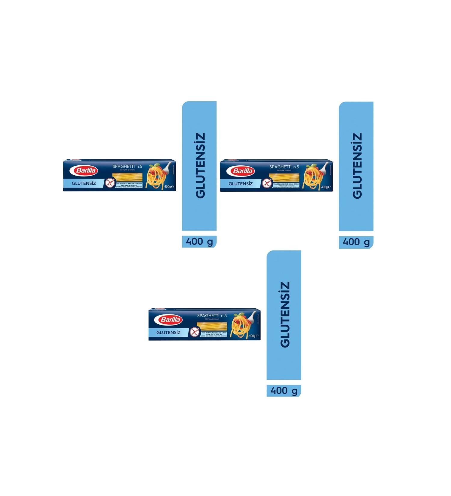 Barilla Gluten Free Spaghetti/ Gluten Free Spaghetti Pasta 400 Gr. - 3 Packs