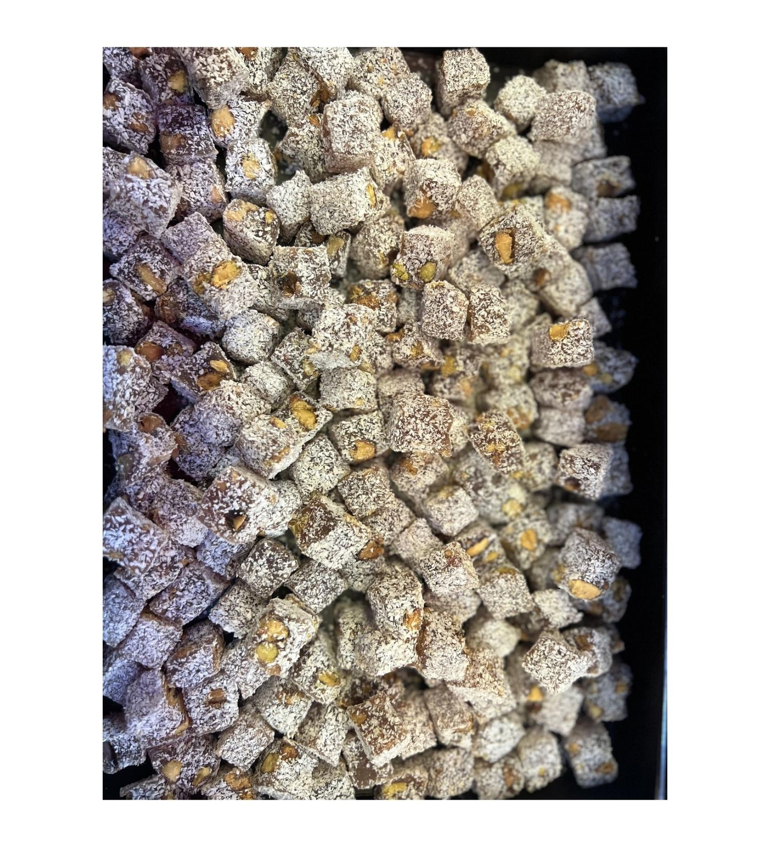 G ven ekerleme Double Roasted Turkish Delight with Pistachio 1kg