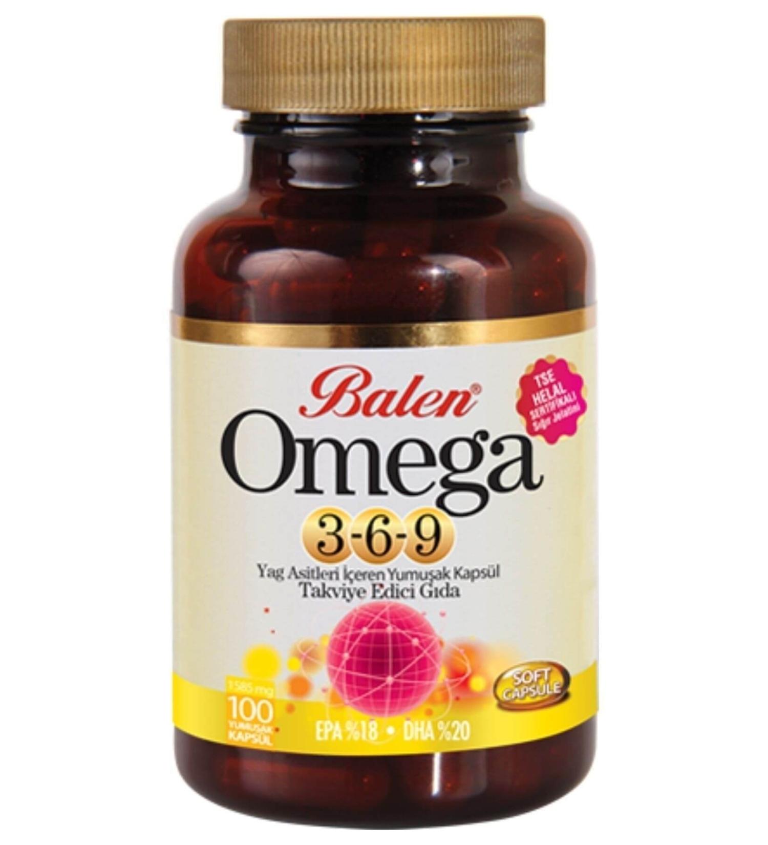 Balen Softgel Containing Omega 3-6-9 Fatty Acids