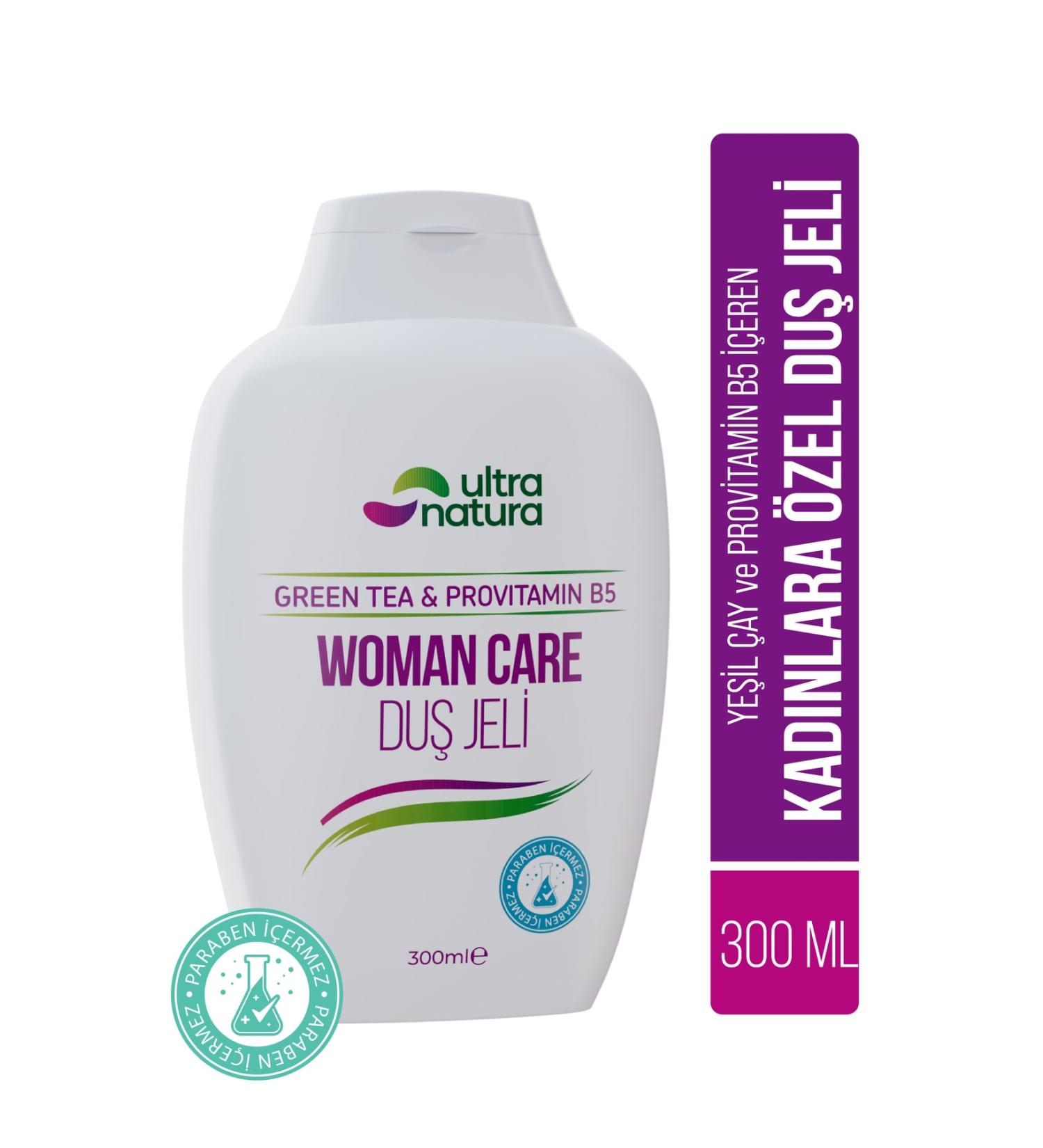 ultranatura Green Tea & Provitamin B5 Women's Shower Gel - 300ml