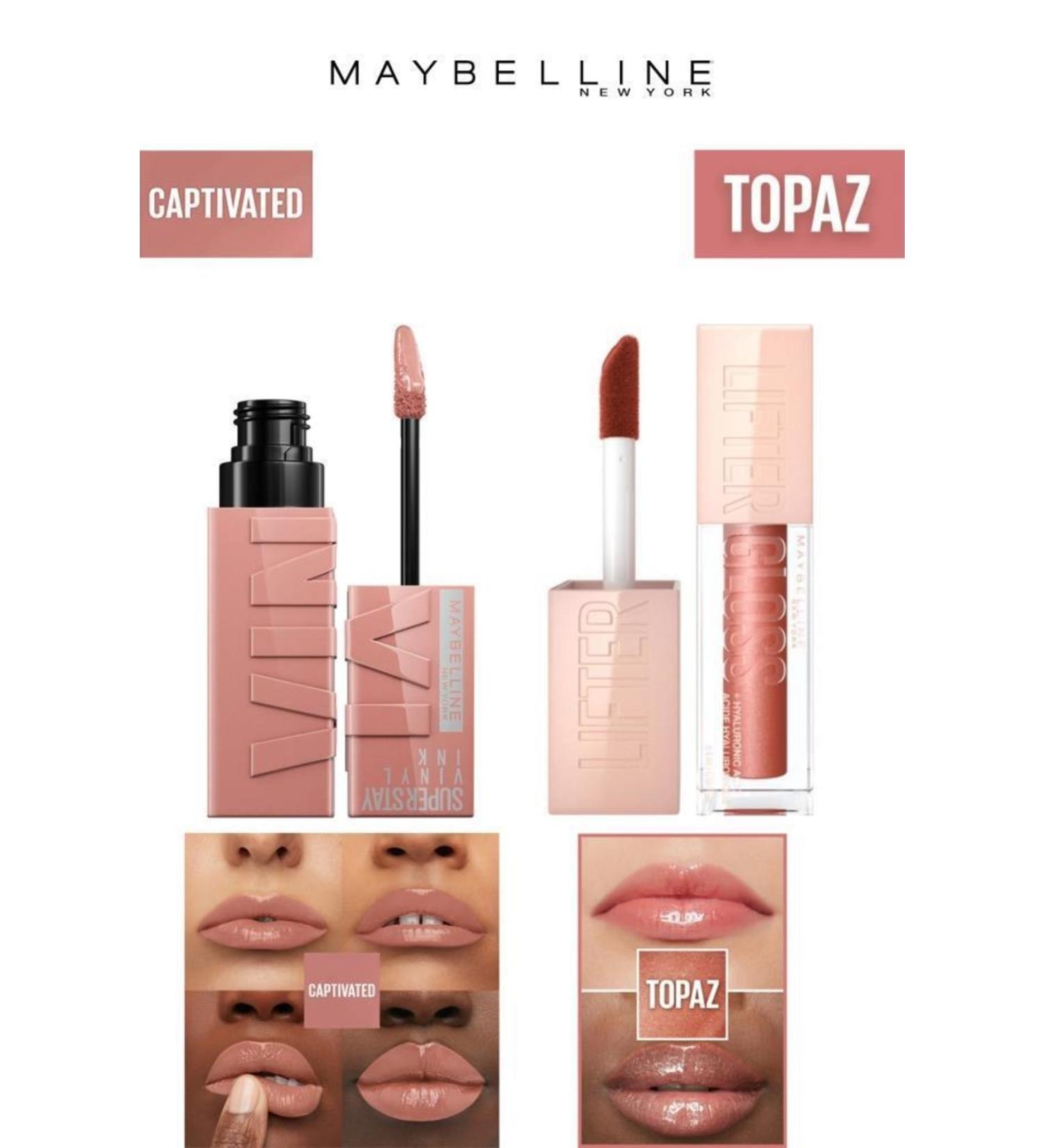 Maybelline New York Maybelline Lip Plumper Shine Lasting Shiny Lips Moisturizing Lip Gloss Set 95 C - Buy Online on GoSupps.com