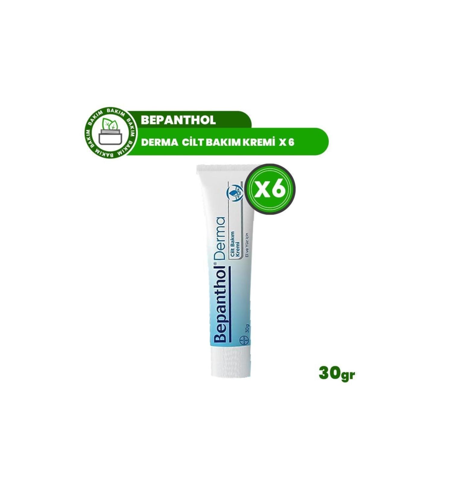 Bepanthol Derma Skin Care Cream 30 Gr X 6