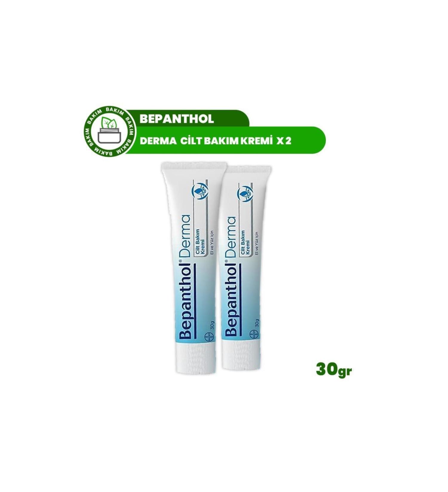 Bepanthol Derma Skin Care Cream 30 gr X 2