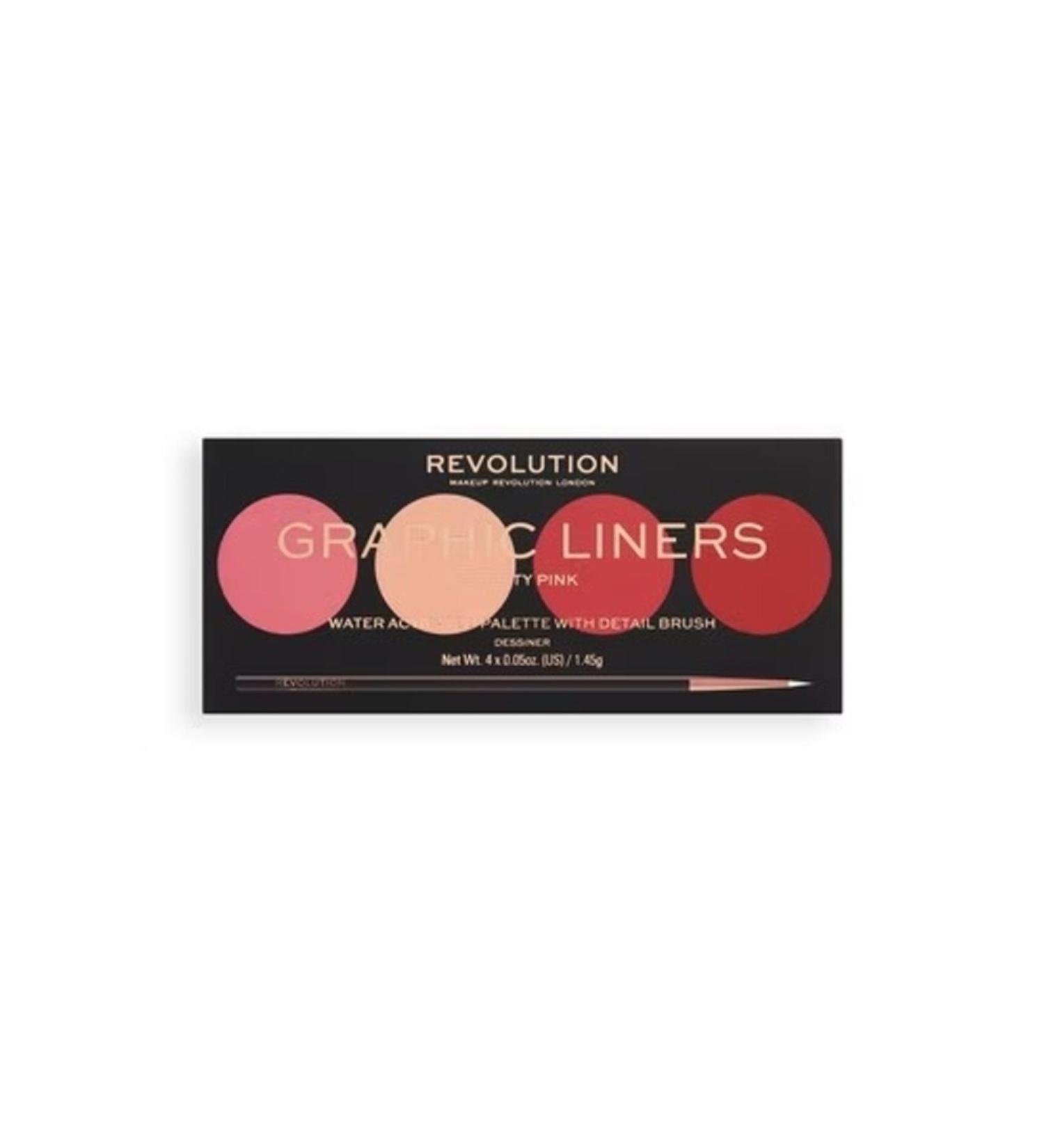 Revolution Water Based Graphic Liner Palette P500retty Pink