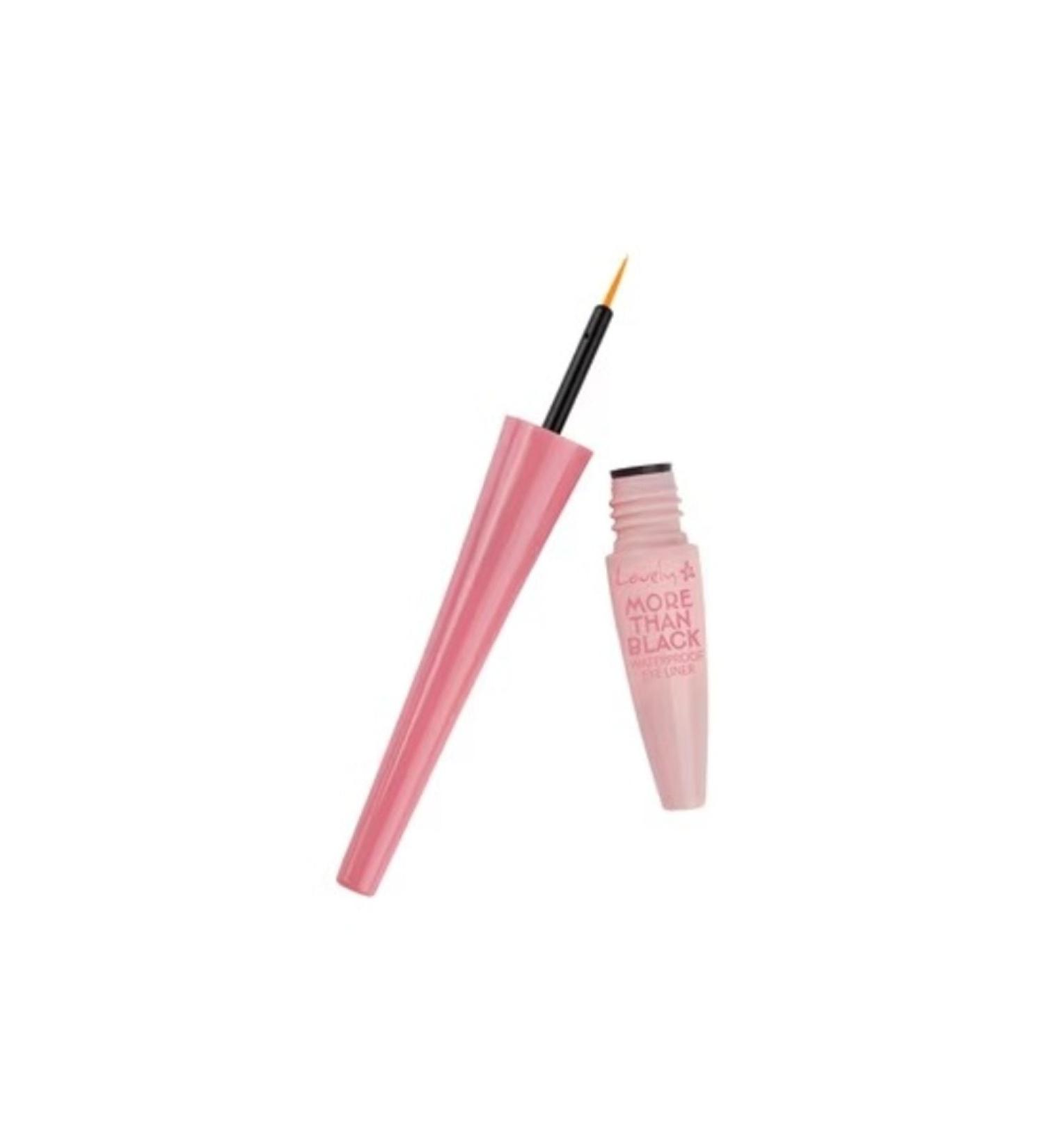 Lovely Pink Army More Than Black Waterproof Eyeliner