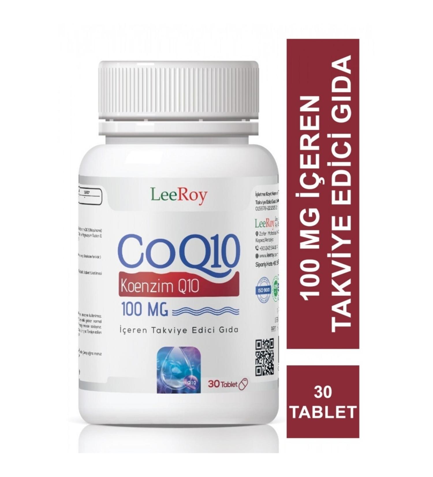 LeeRoy Coq10 100mg 30 Tablet