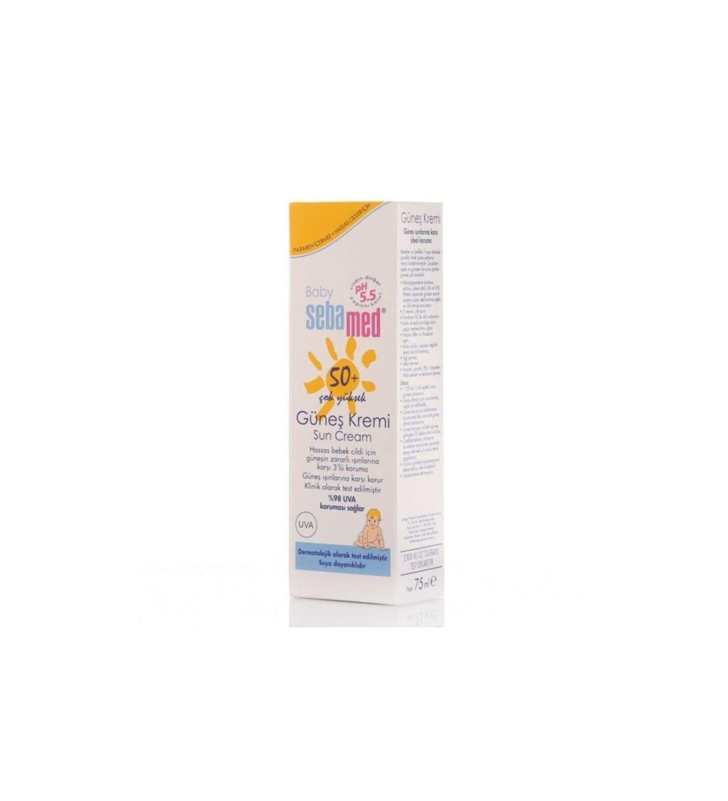 HayalAvm Sebamed Baby Sun Cream Spf 50+ 75 Ml