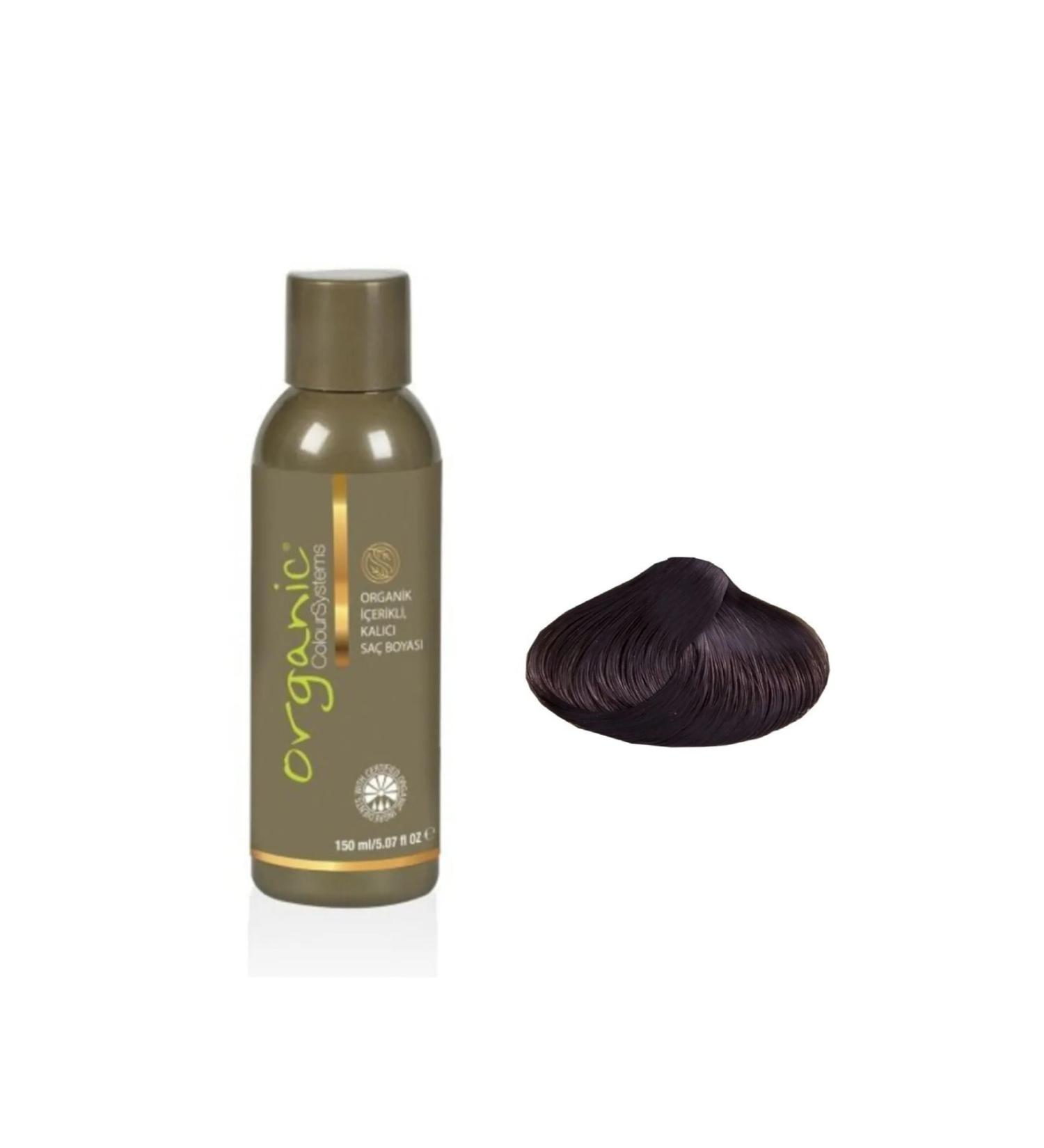 Organic Colour Systems Colour Systems Herbal Ammonia Free Permanent Hair Dye 150ml 4ah Medium Ash Brown