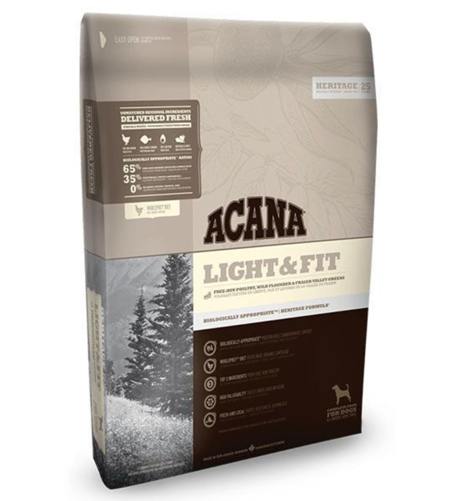 Acana Lightfit Overweight Dogs Grain-Free Diet Dog Food 11.4kg - Buy Online on GoSupps.com