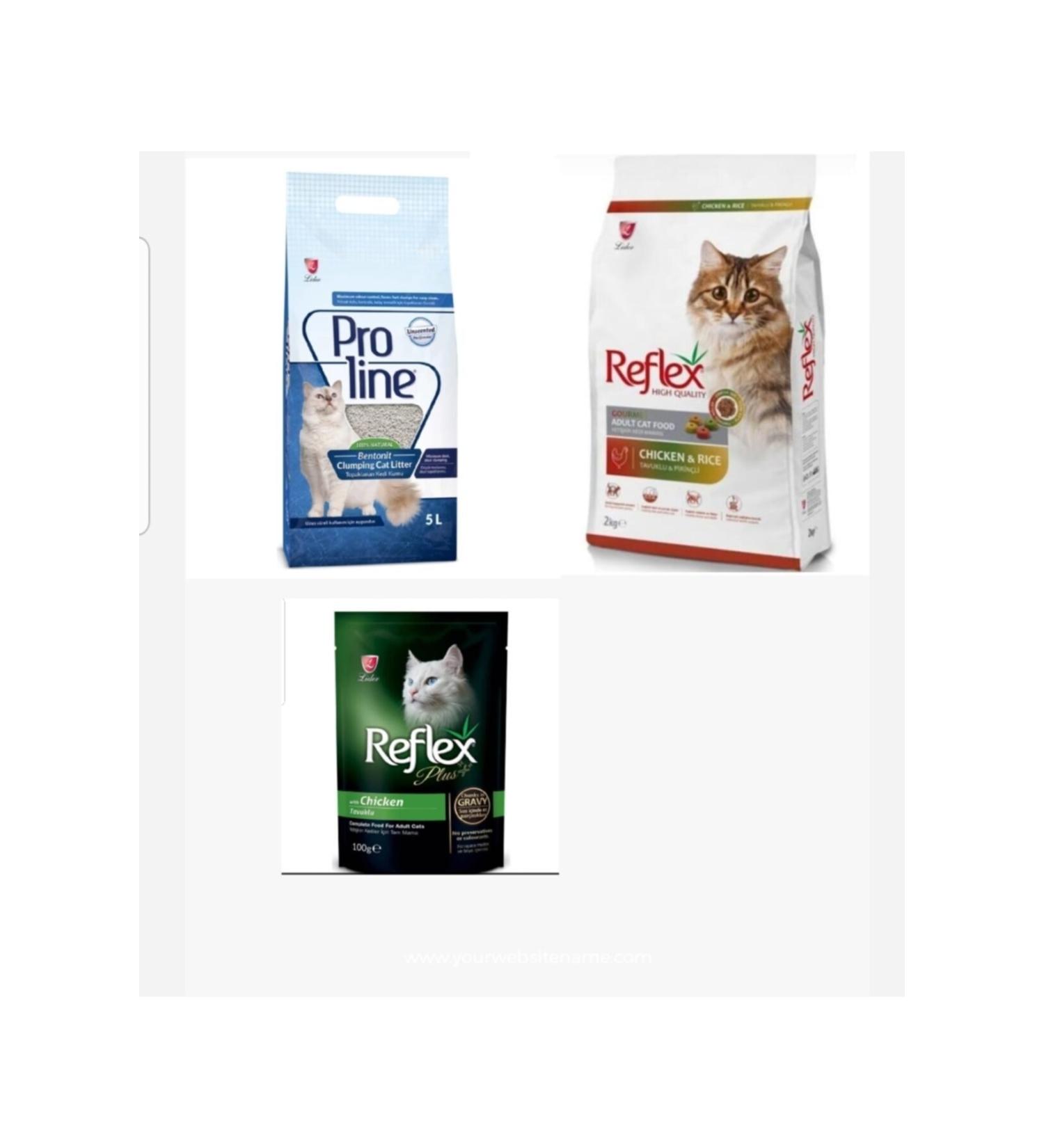 Reflex Coloured Granular 2 Kg-proline Odourless Sand 5lt-reflex Chicken Pouch 100 Gr