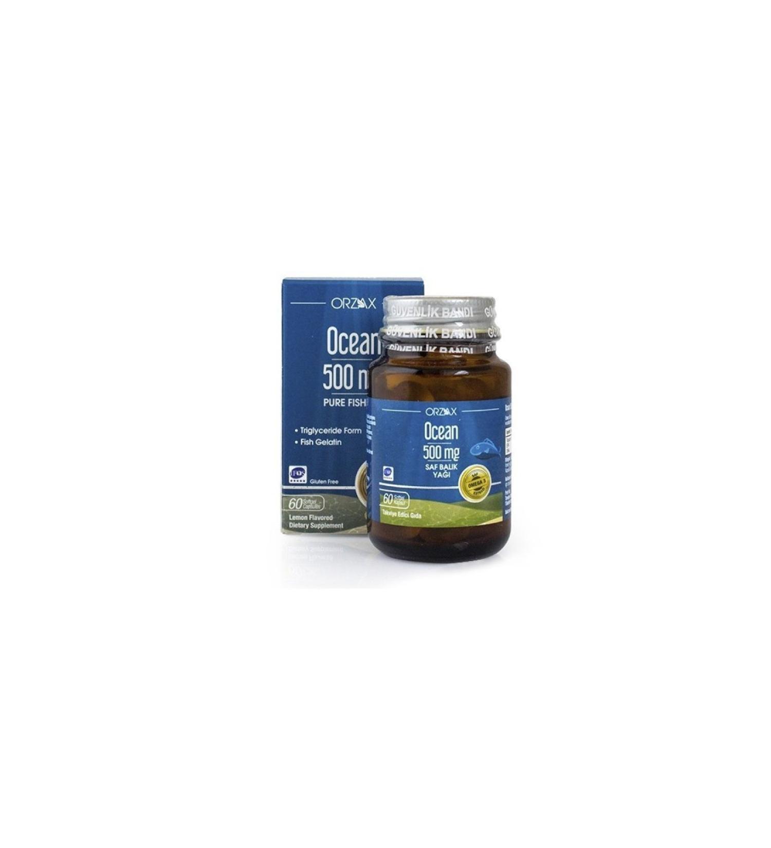 Ocean Ocean 500 Mg 60 Capsules Fish Oil