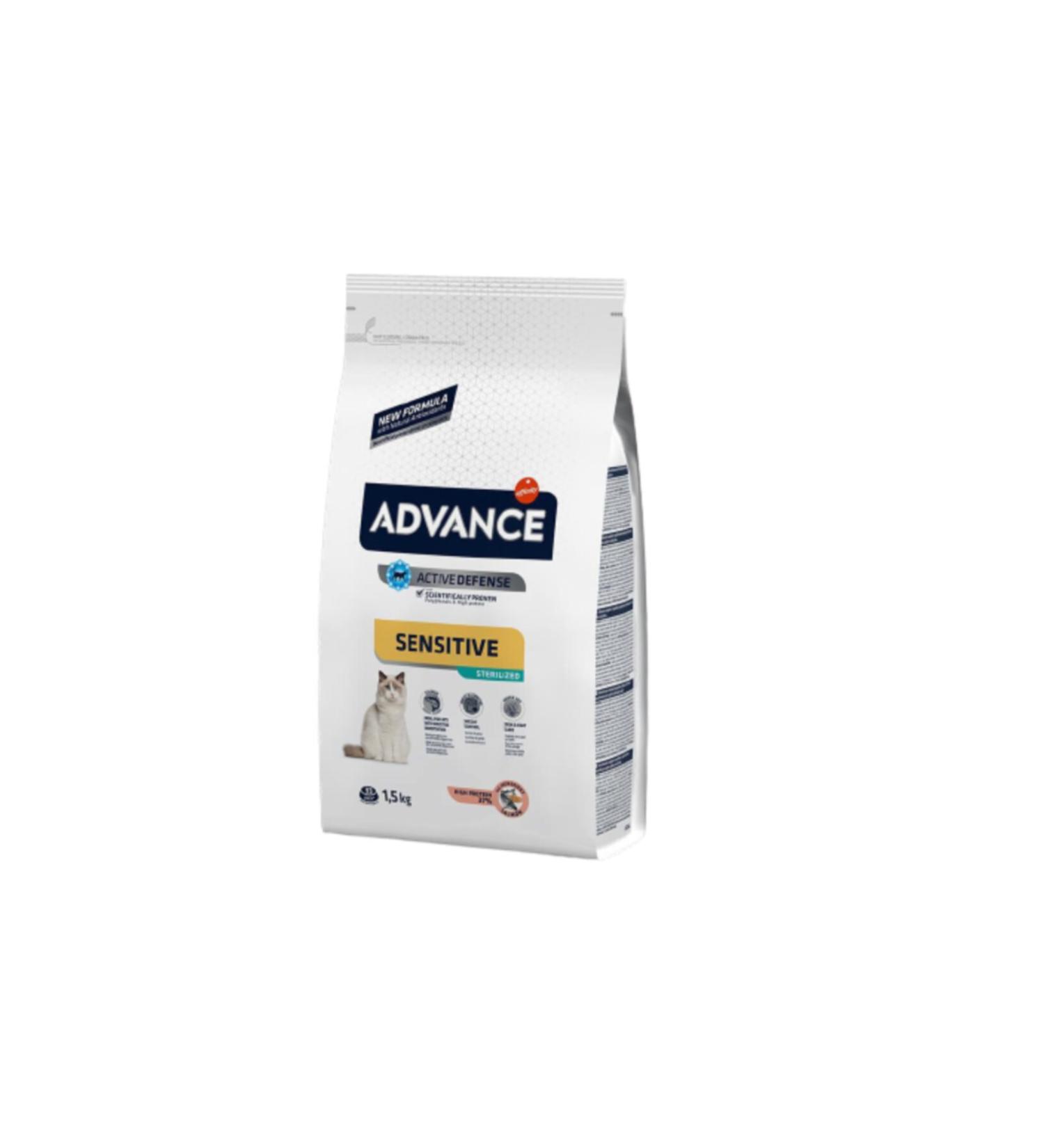 Advance Sensitive Salmon Sterilized Cat Food 10kg