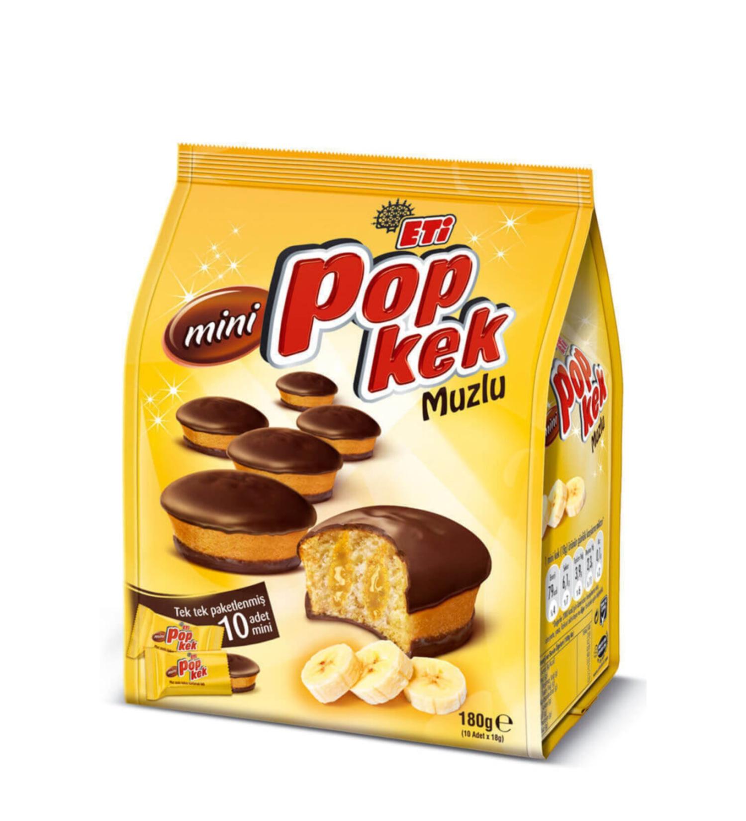 Eti Popkek Mini Banana 180 Gr X 7 Pieces