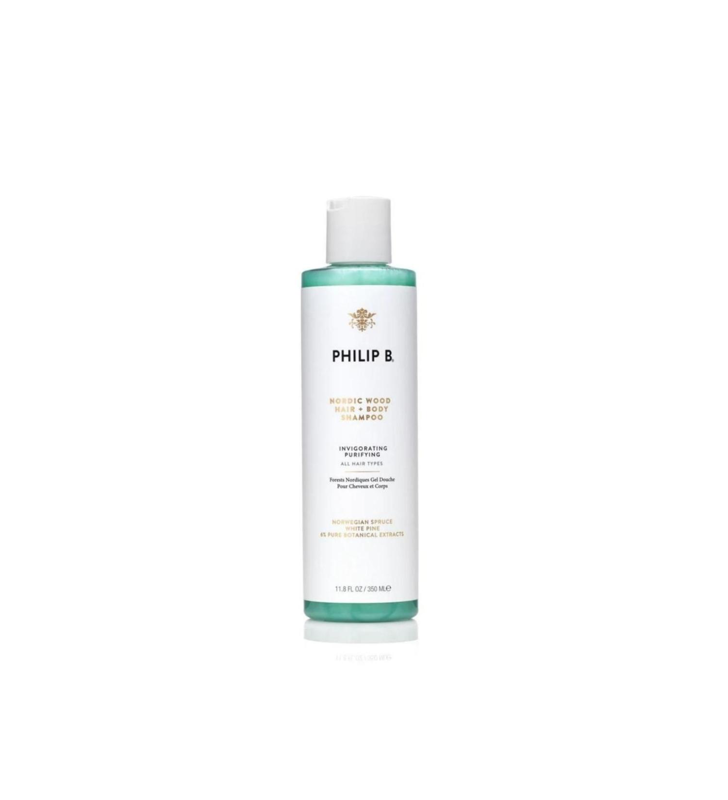 PHILIP B Nordic Wood Hair + Body Shampoo - 350 Ml