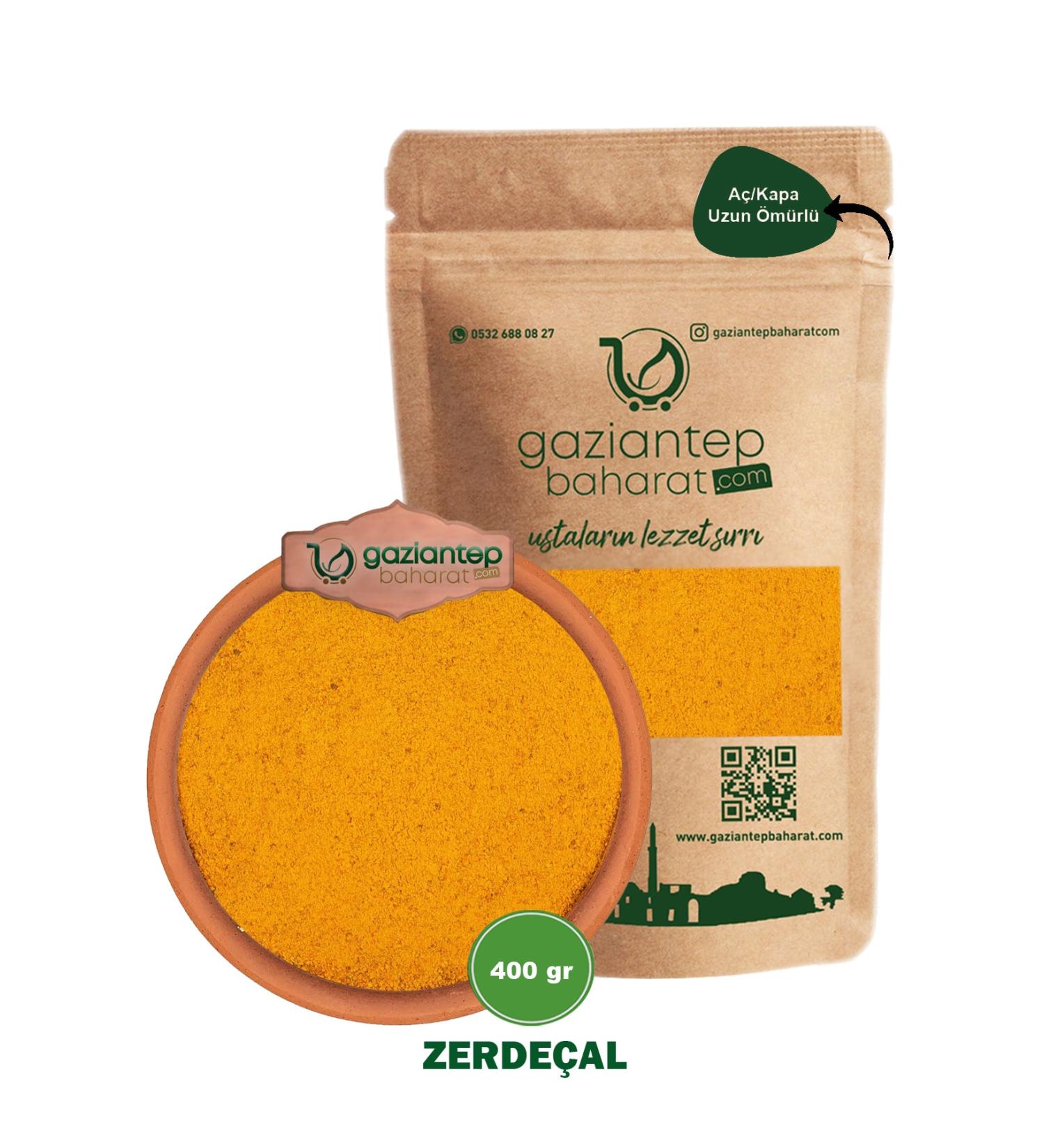 Gaziantep Spice Turmeric Powder 400gr - Buy Online on GoSupps.com