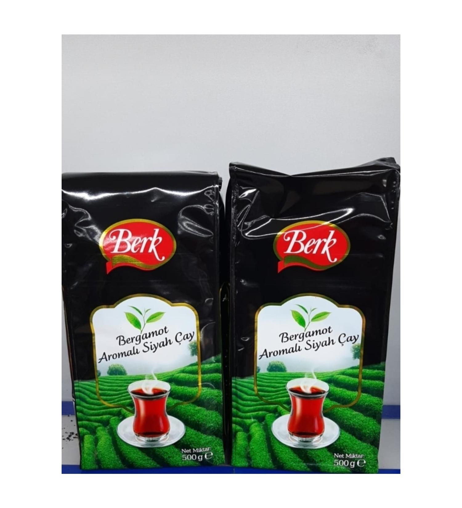 Berk ay Bergamot Flavored Black Tea 500 2 Li