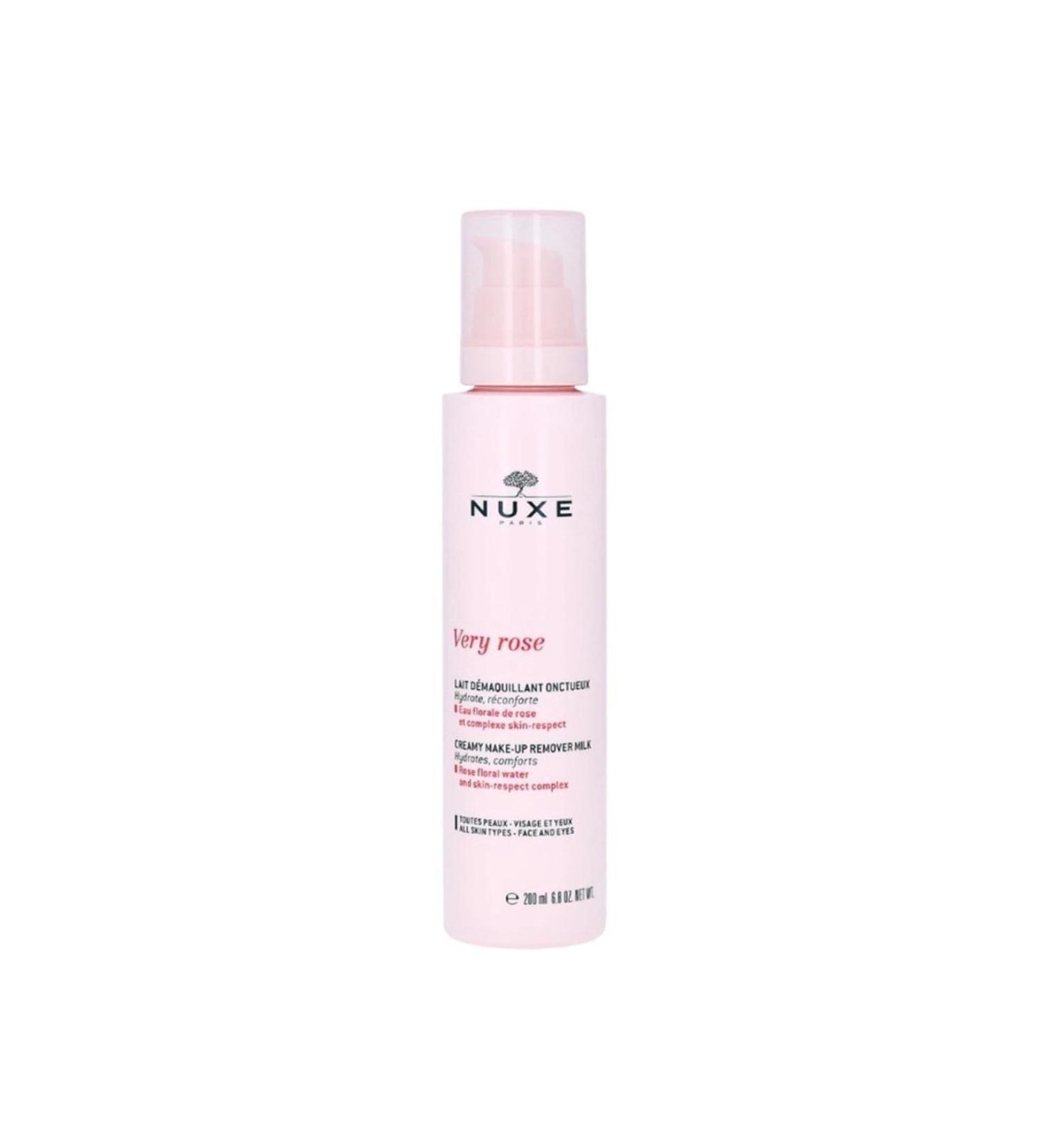 Nuxe Very Rose Moisturizing Softening Make-Up Remover Milk with Rose Essence 200ml