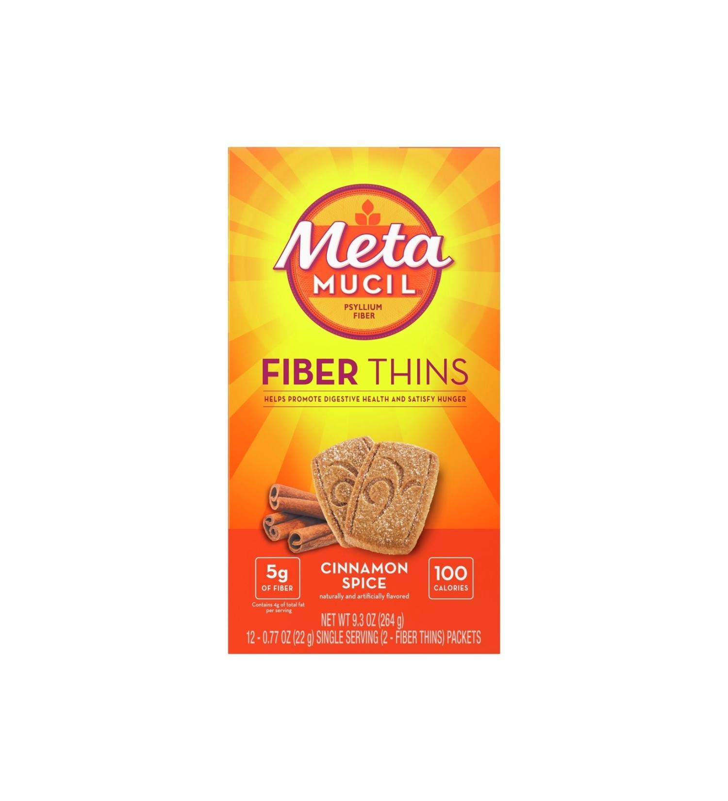 Metamucil Cinnamon Fiber Thins 264 G - Buy Online on GoSupps.com