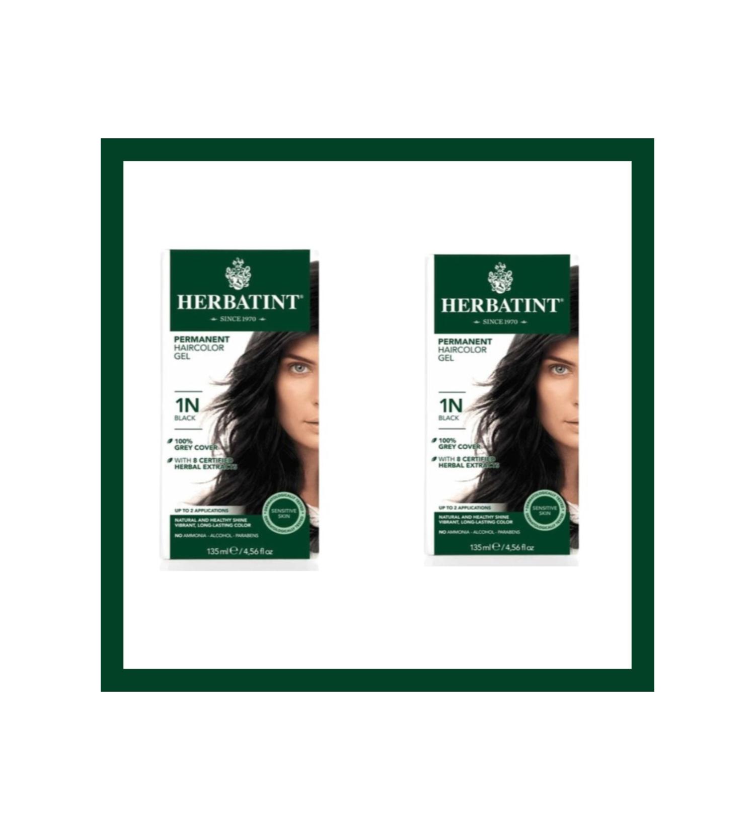 Herbatint Hair Dye No. 1 Noir - Black 150x2