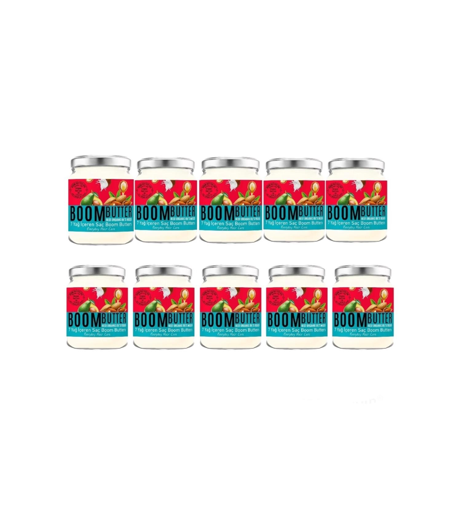 BOOM BUTTER Hair Care Oil Set of 10