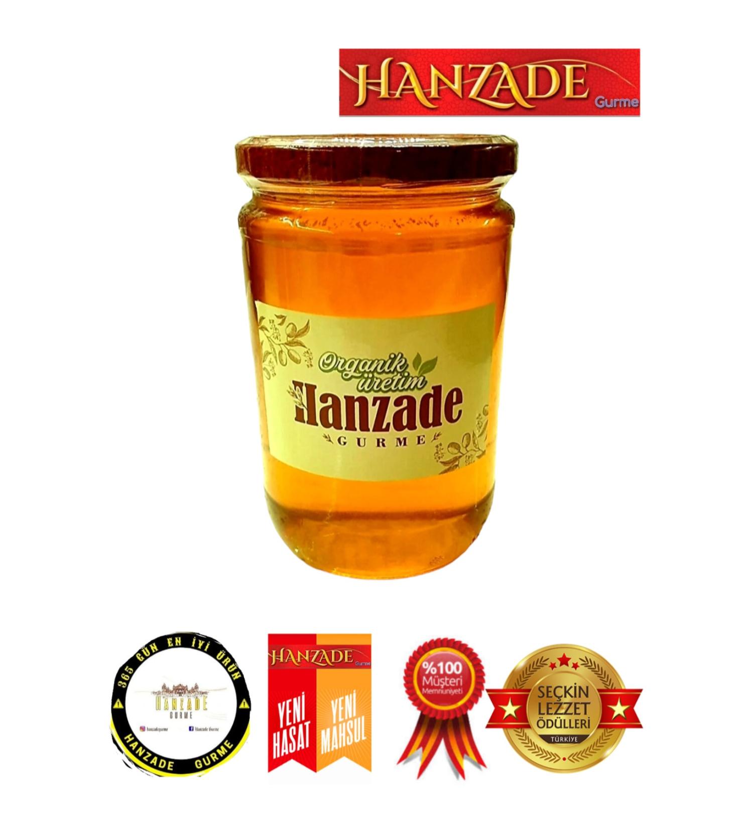 HANZADE GURME Organic Natural Honey 450 Gr Ayder Region