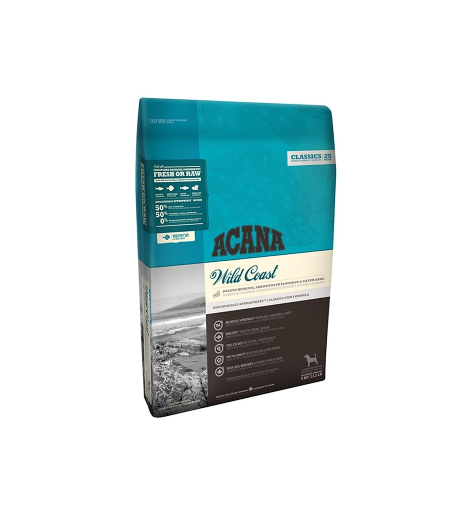Acana Classic Wild Coast Fish Dog Dry Food 2 Kg - Buy Online on GoSupps.com