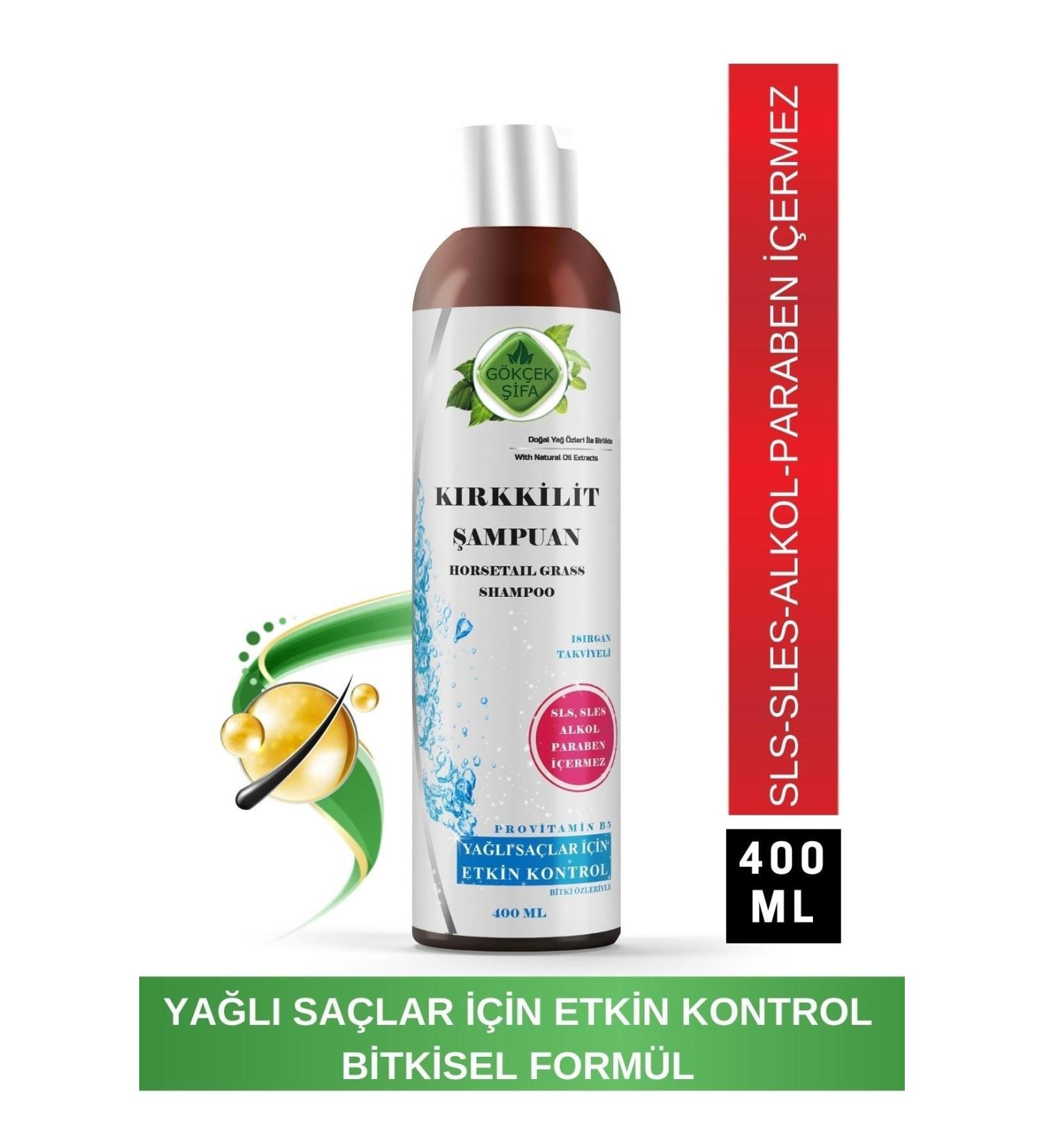 Gokcek Healing Horsetail Shampoo 400ml (For Oily Hair)