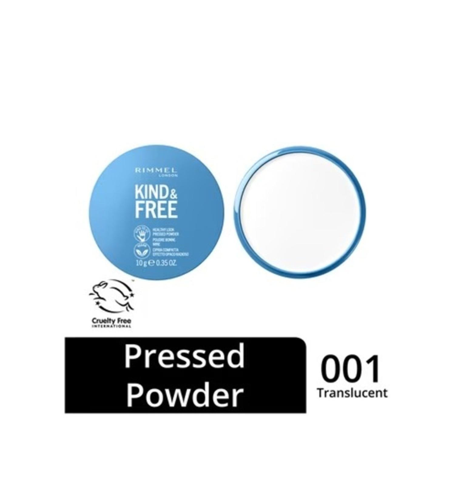 Rimmel London Kind Free Powder Translucent 001