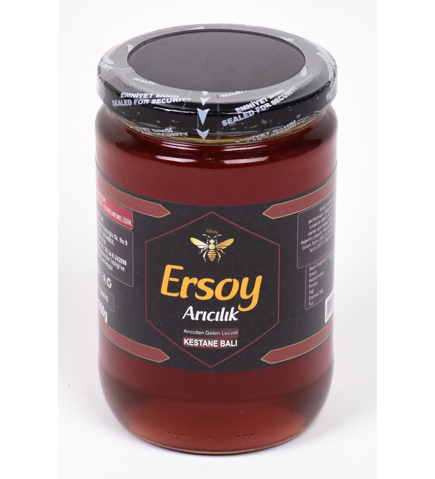 Ersoy Beekeeping Chestnut Honey 850 Gr - Buy Online on GoSupps.com