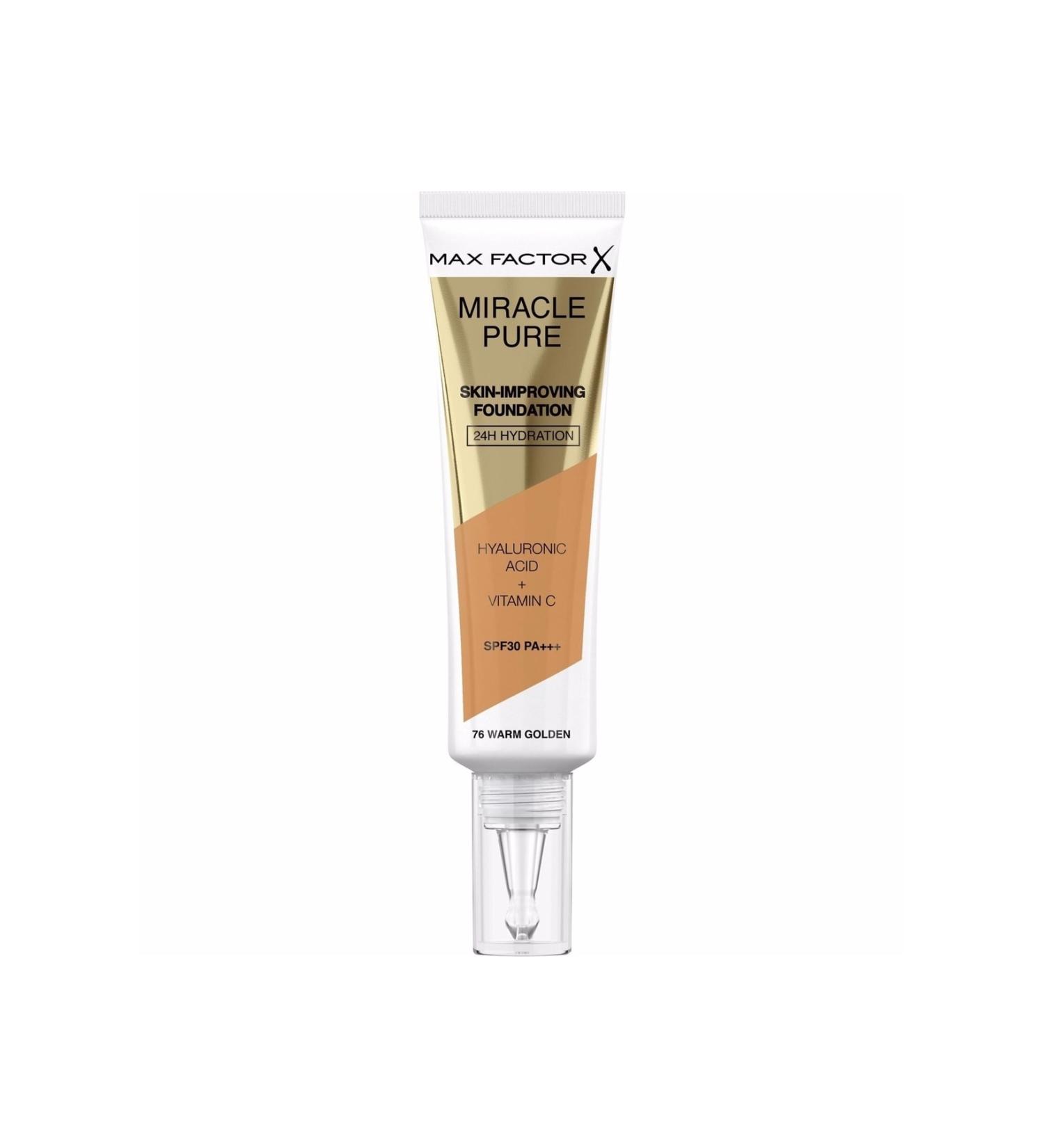 Max Factor Foundation Miracle Pure Foundation Warm Golden - Buy Online on GoSupps.com