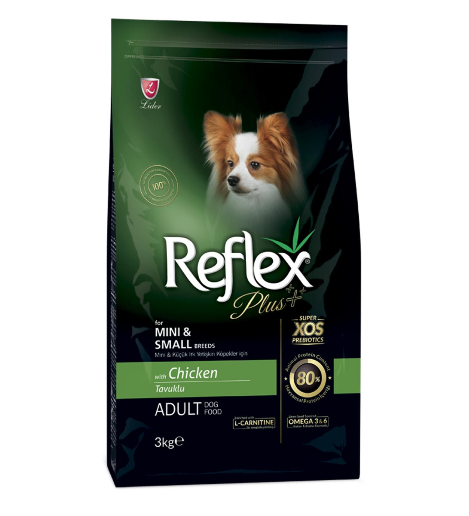 Reflex Plus 3 Kg Chicken Small Breed Adult Dog Food