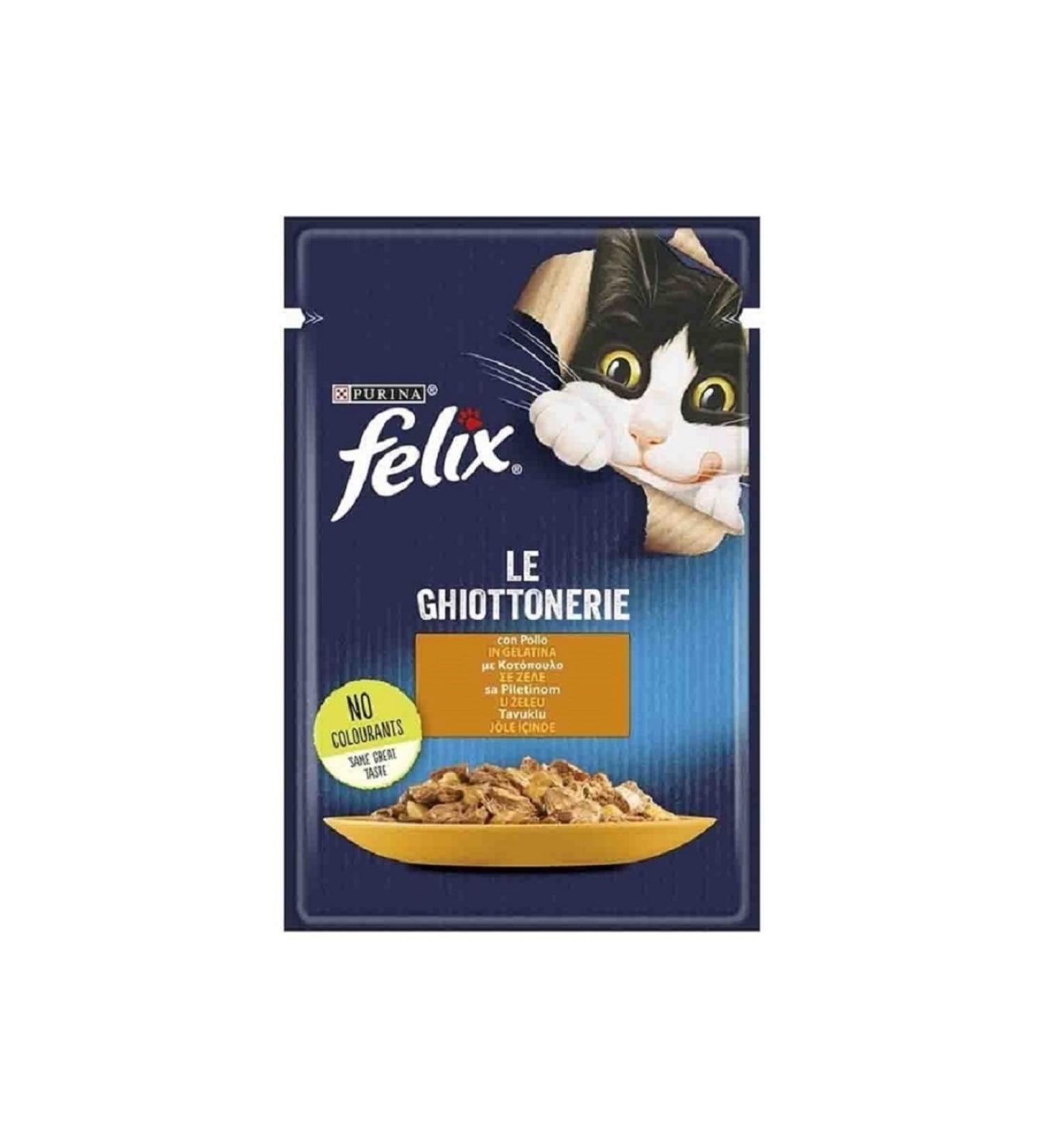 FELIX Adult Chicken Wet Cat Food 85 Gr X 8 Pieces