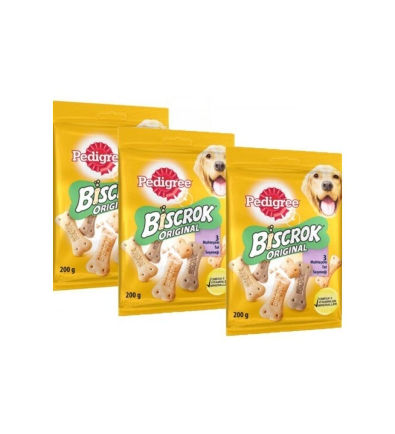 Pedigree Biscrok Dog Reward Food 200gr 3-Pack
