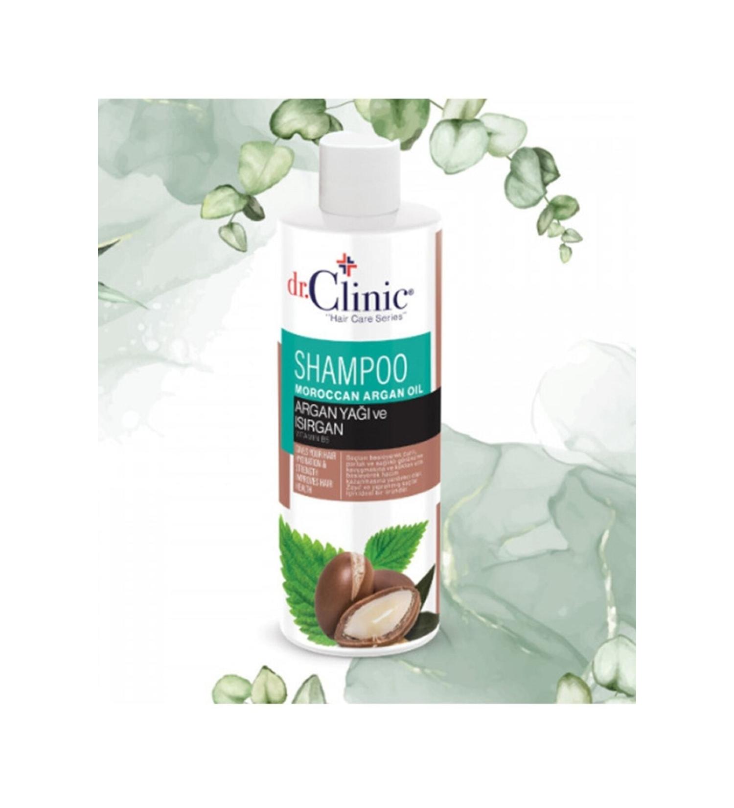 Dr. Clinic Dr.clinic Herbal Content Nettle and Argan Oil Shampoo 400 Ml