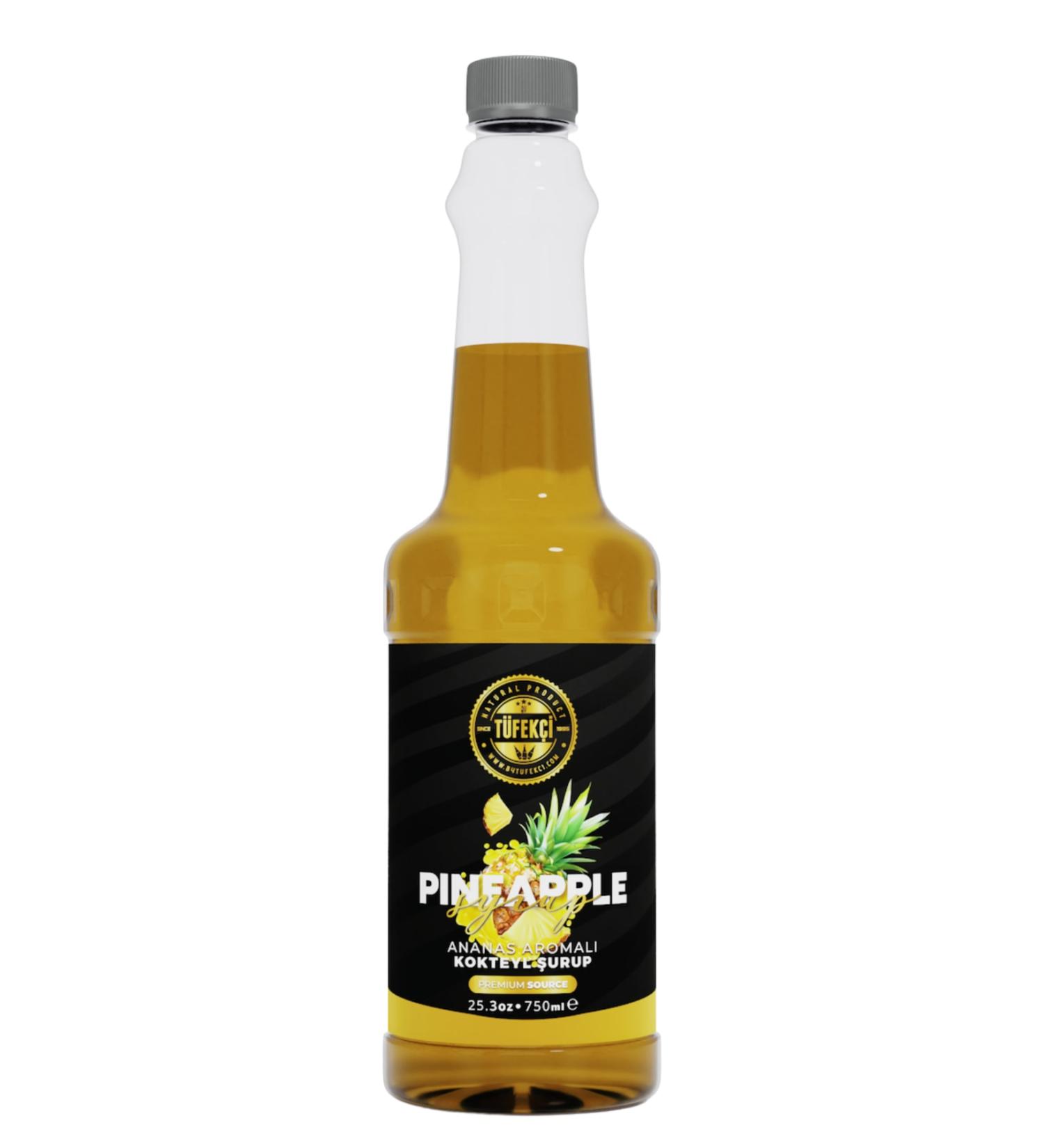 By T fek i Pineapple Flavored Cocktail Cake Coffee and Dessert Syrup 750 Ml