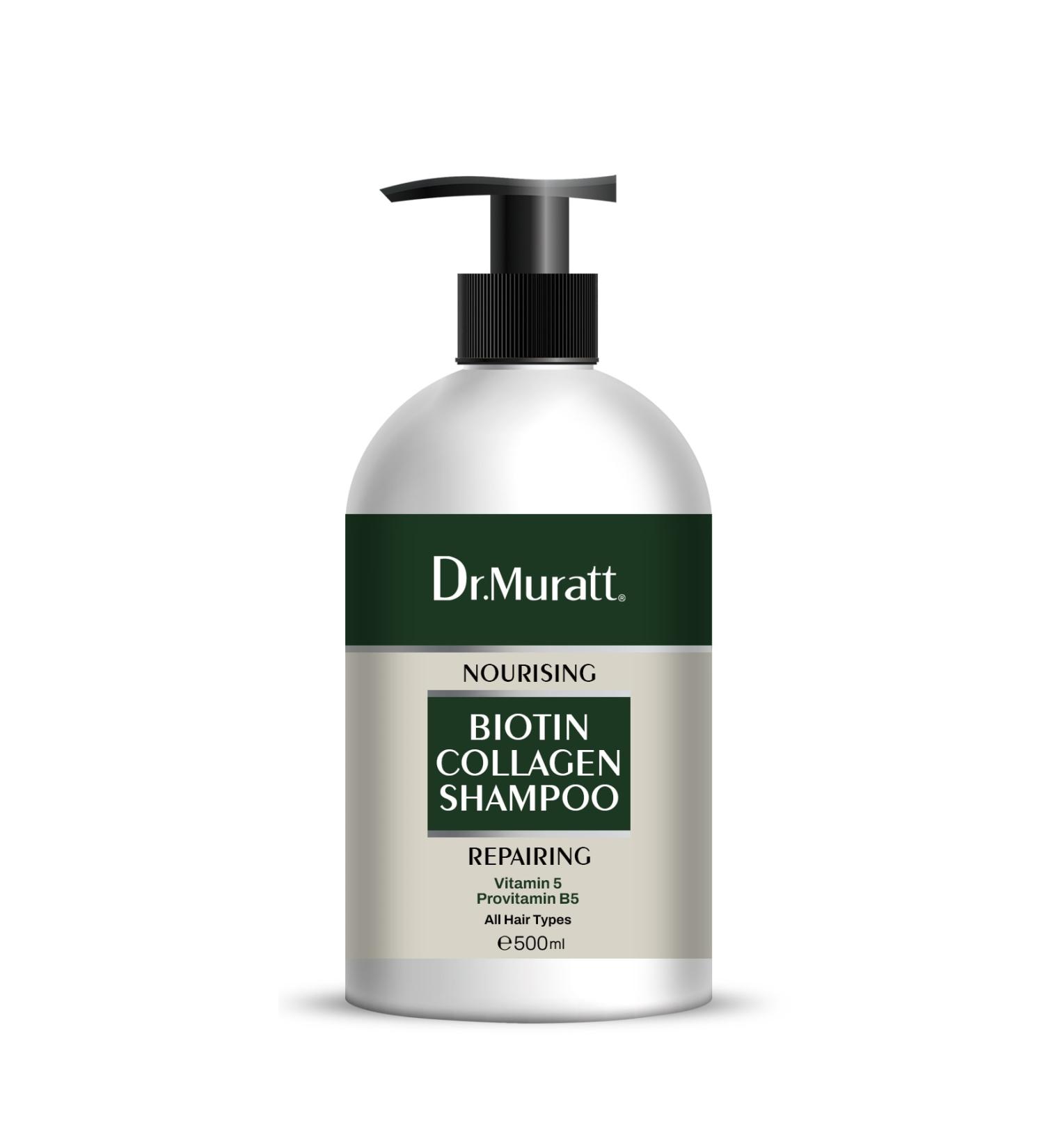 Dr Muratt Biotin Collagen Shampoo (Nourishing Repairing Anti-Hair Loss Fast Growth Effect) 500 Ml