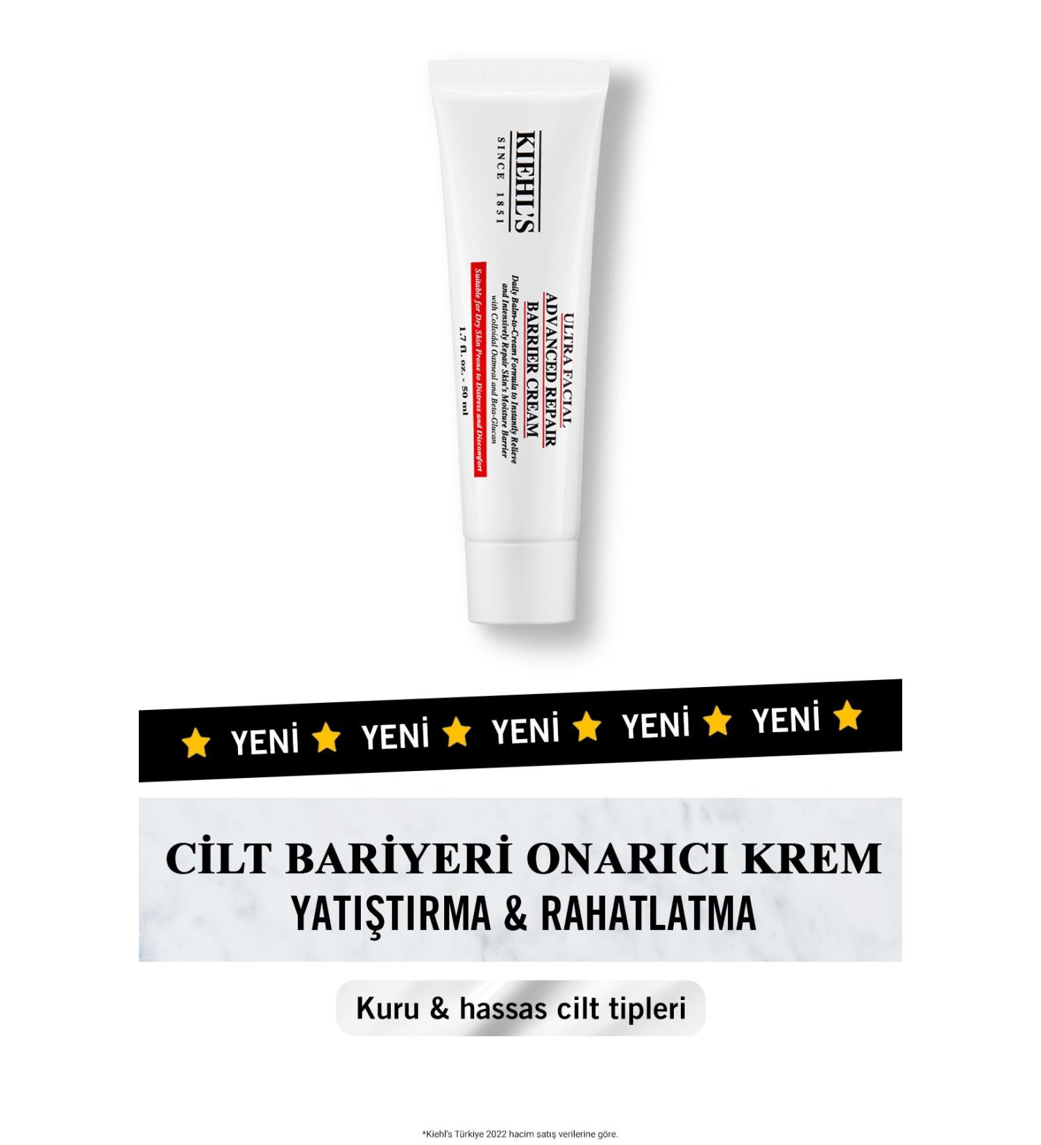 Kiehl's Ultra Facial Skin Barrier Repair Intense Moisturizing Cream - Buy Online on GoSupps.com
